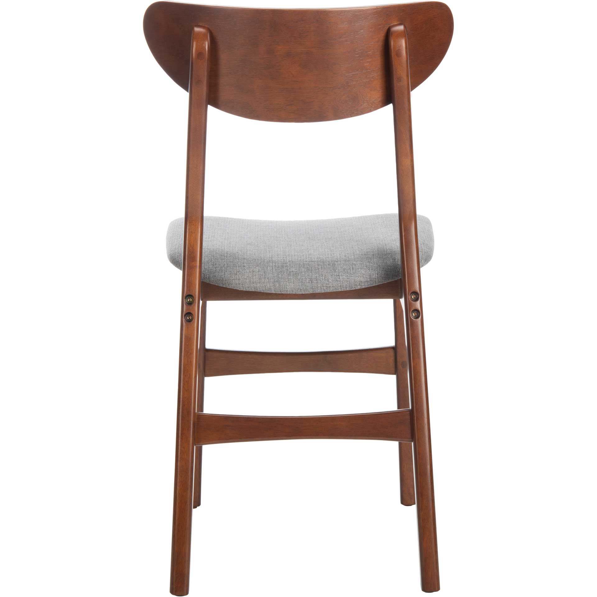 Lucas Retro Dining Chair Cherry/Gray (Set of 2)