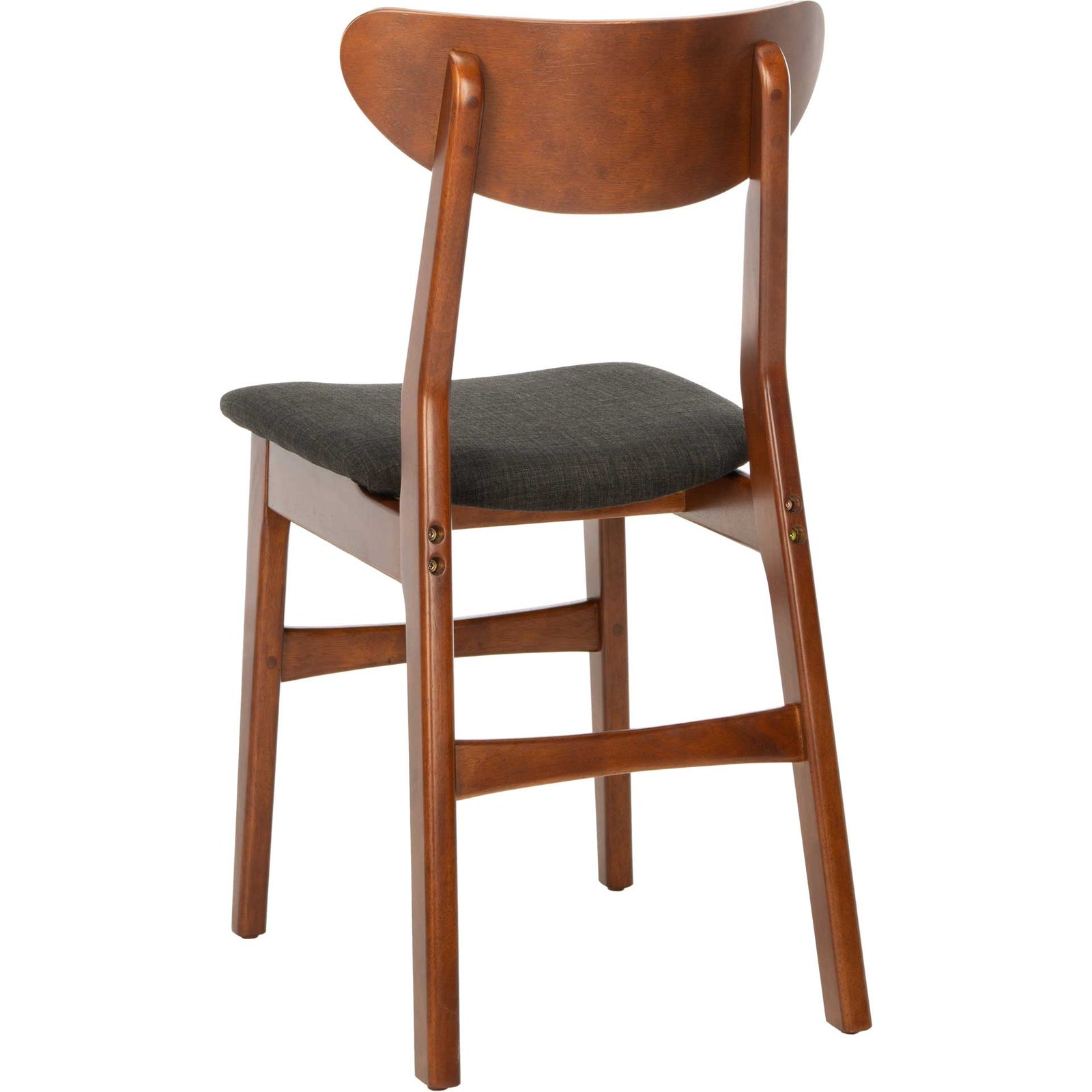 Lucas Retro Dining Chair Cherry/Black (Set of 2)