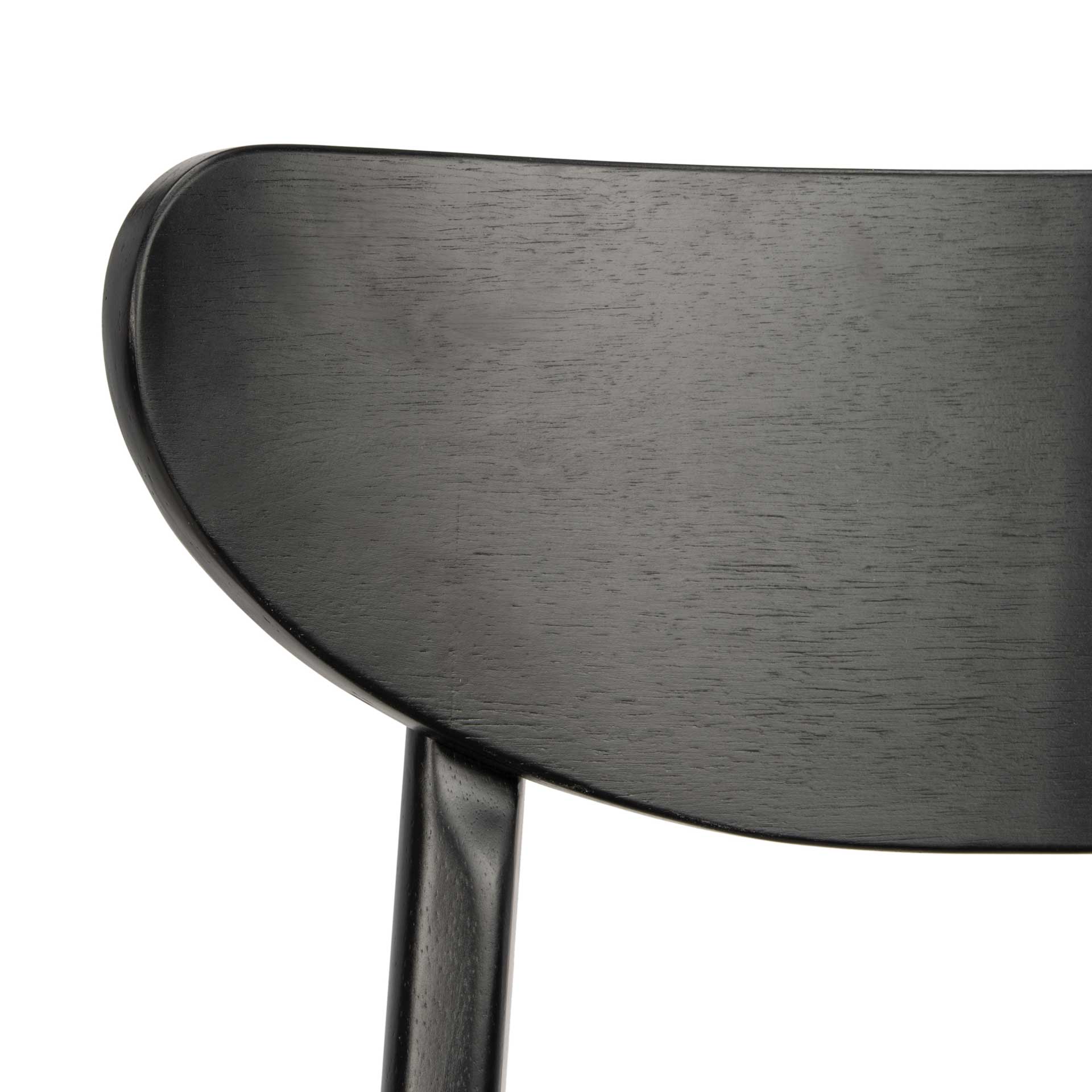 Lucas Retro Dining Chair Black (Set of 2)