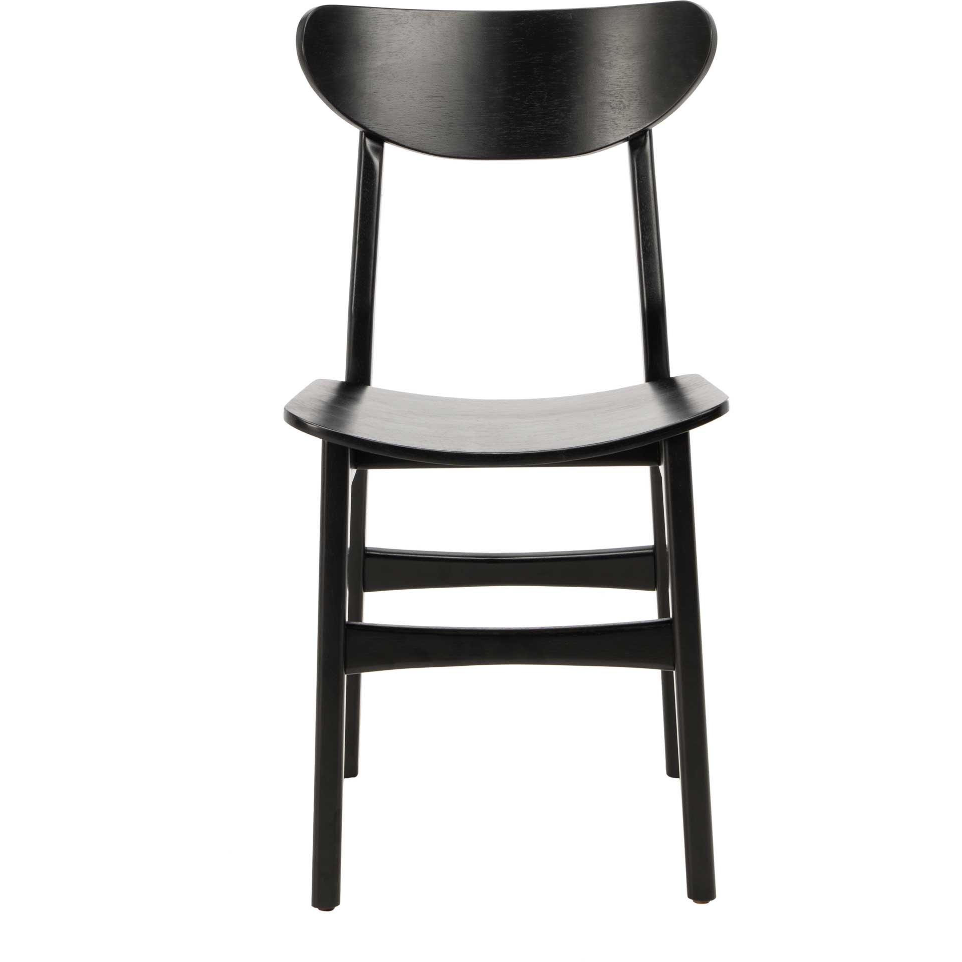 Lucas Retro Dining Chair Black (Set of 2)