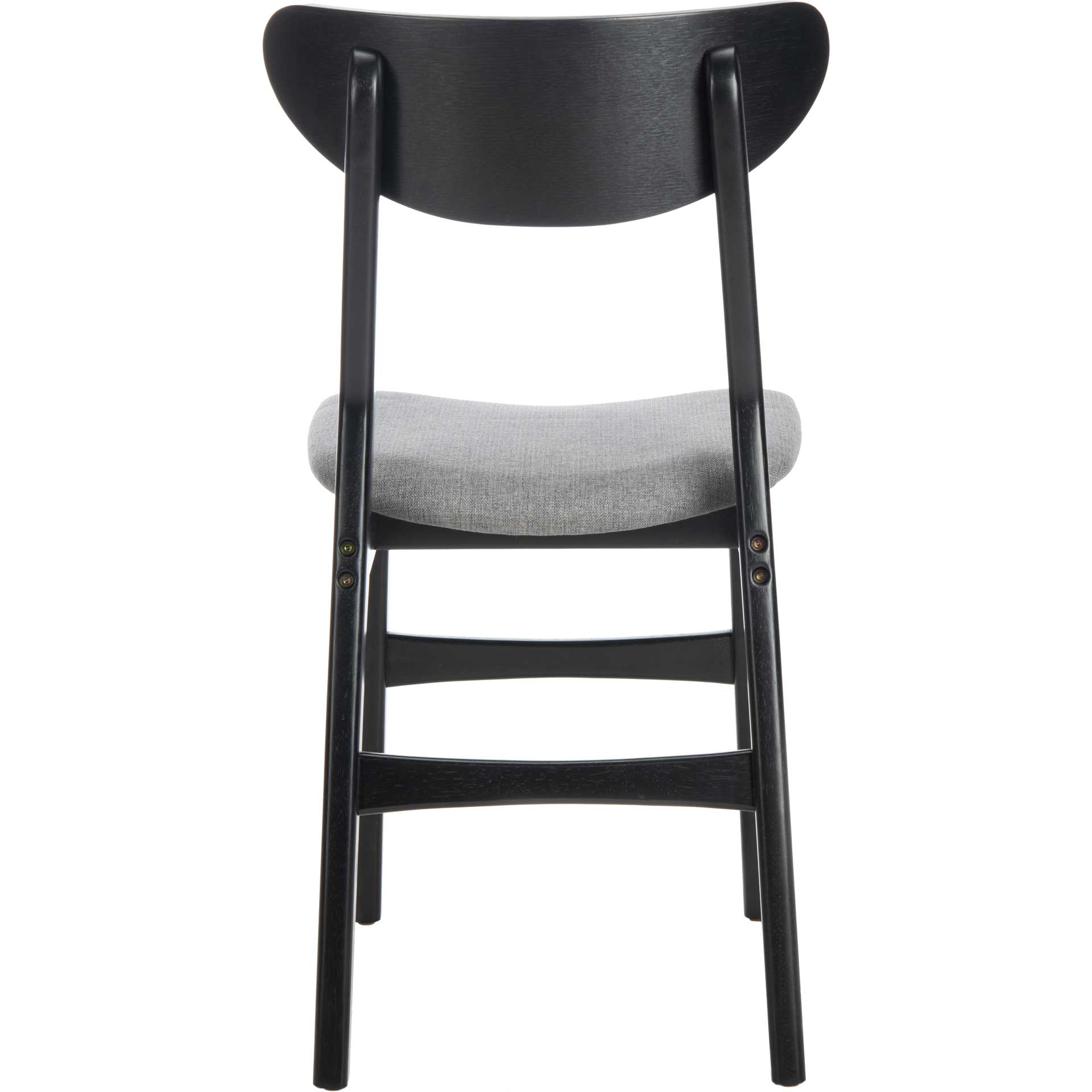 Lucas Retro Dining Chair Black/Gray (Set of 2)