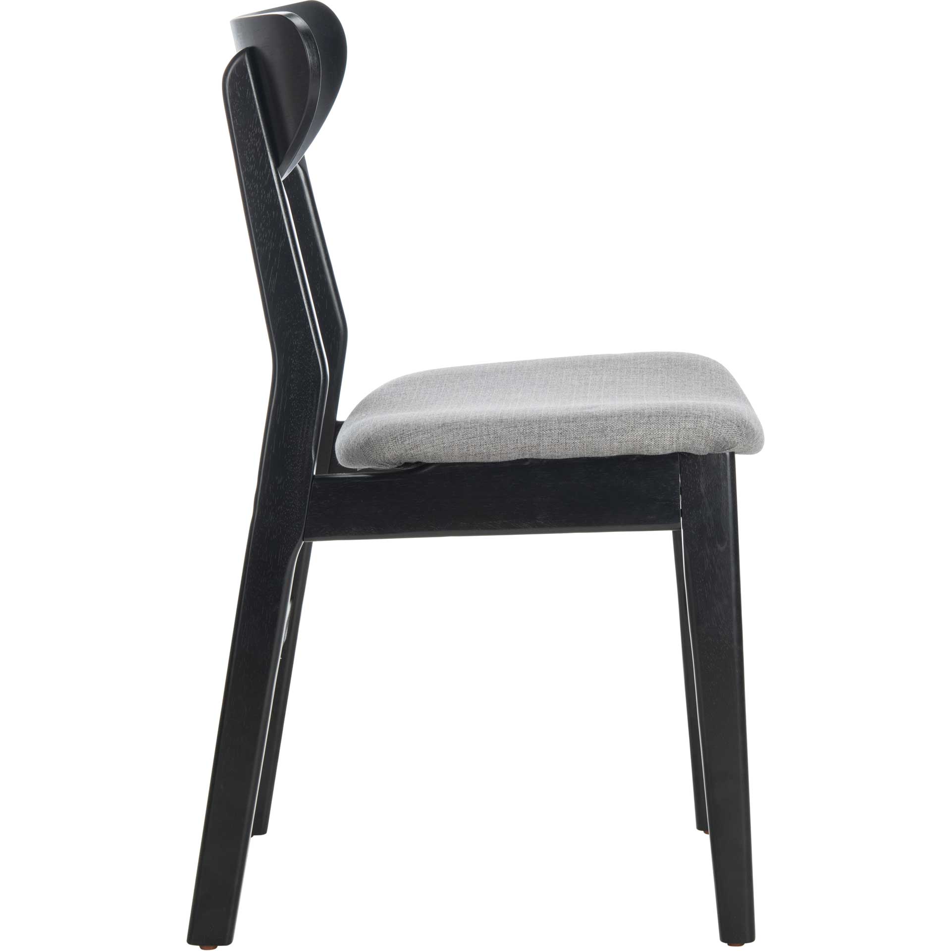 Lucas Retro Dining Chair Black/Gray (Set of 2)