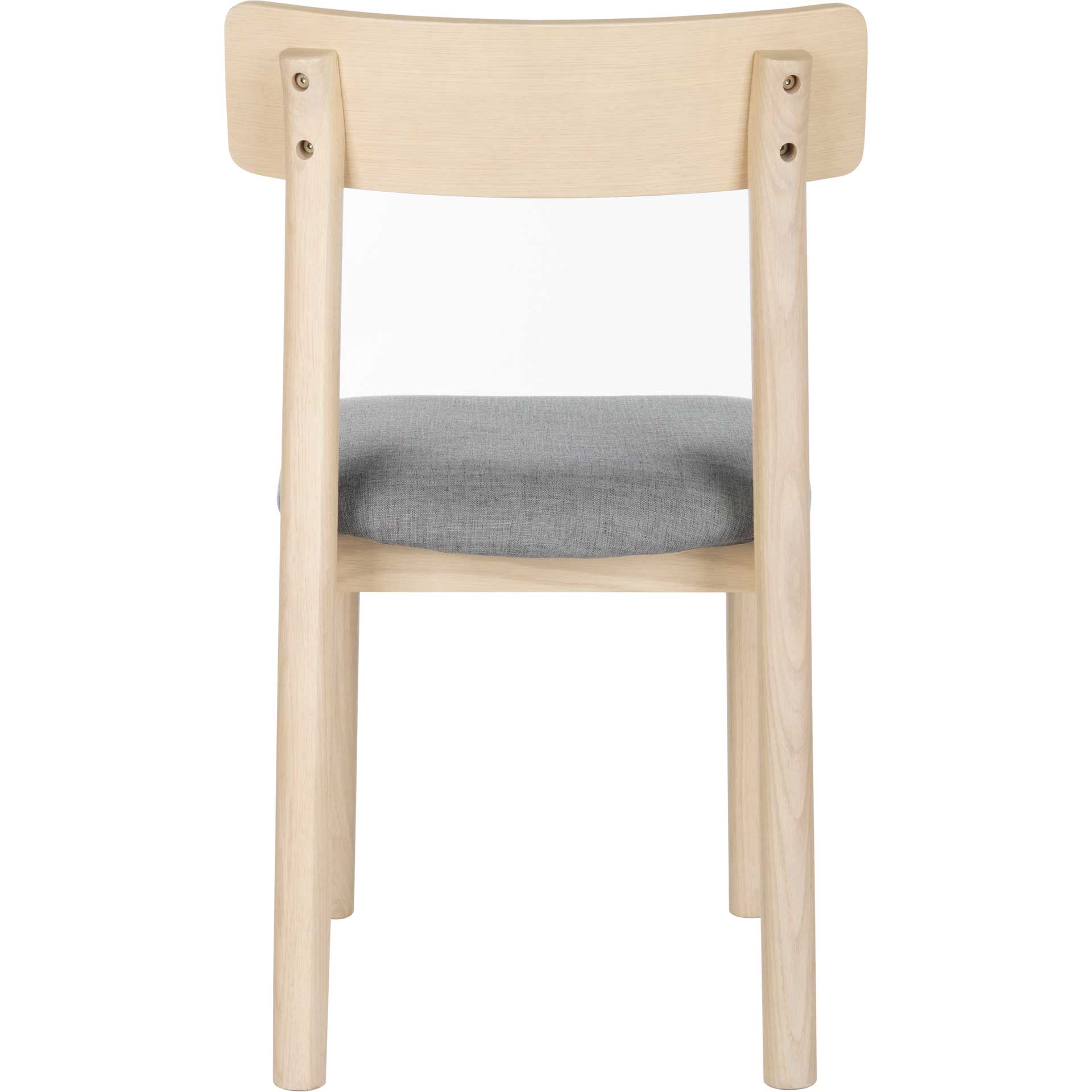 Lisbon Dining Chair White Oak/Gray (Set of 2)
