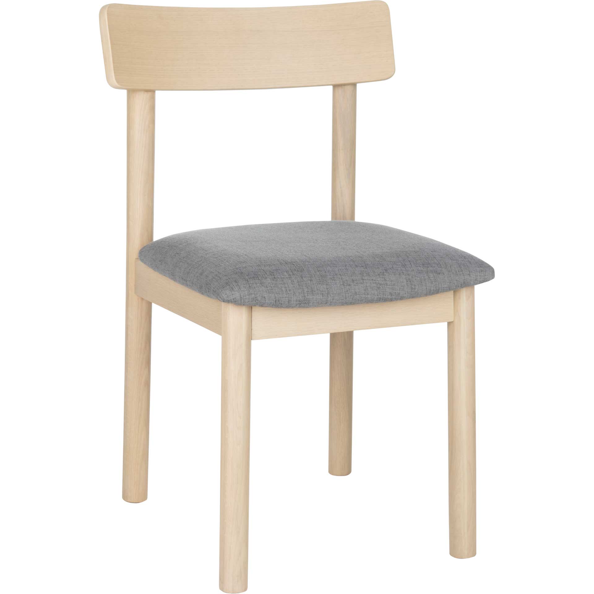 Lisbon Dining Chair White Oak/Gray (Set of 2)