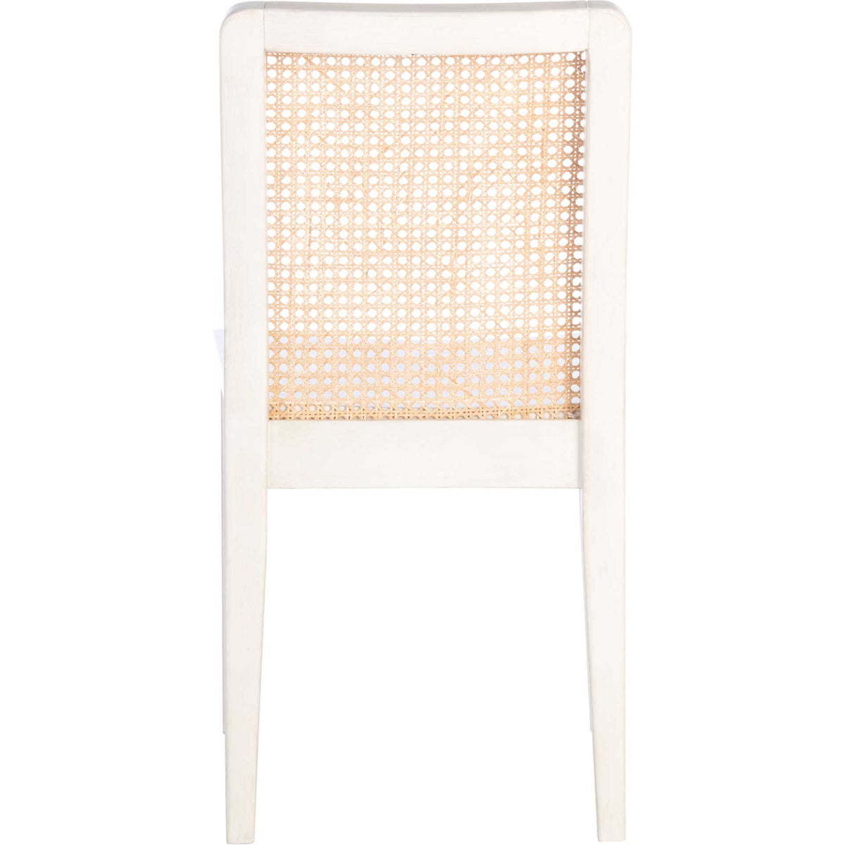Belomy Rattan Dining Chair White/Natural (Set of 2)