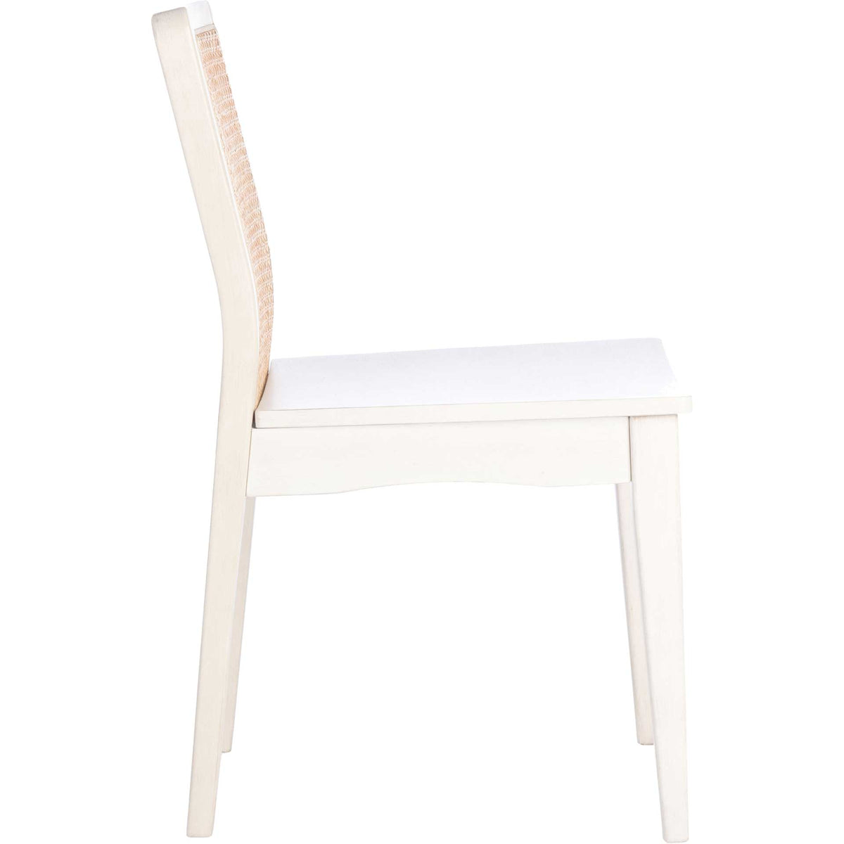Belomy Rattan Dining Chair White/Natural (Set of 2)