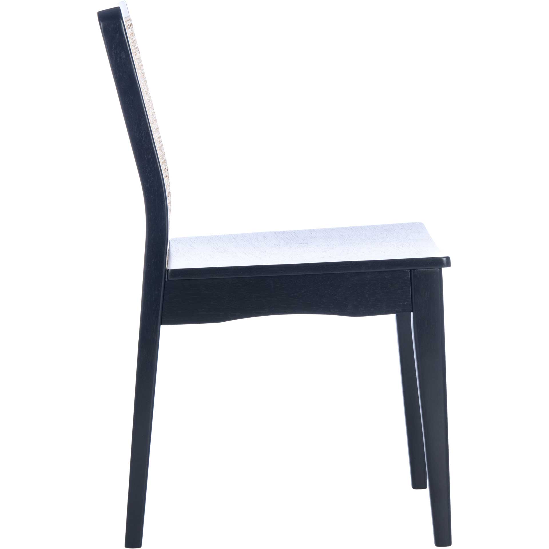 Belomy Rattan Dining Chair Black/Natural (Set of 2)