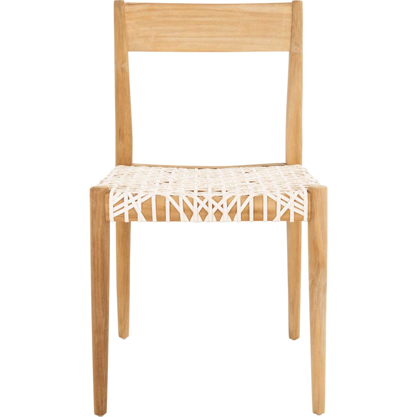 Princess Dining Chair White/Natural (Set of 2)