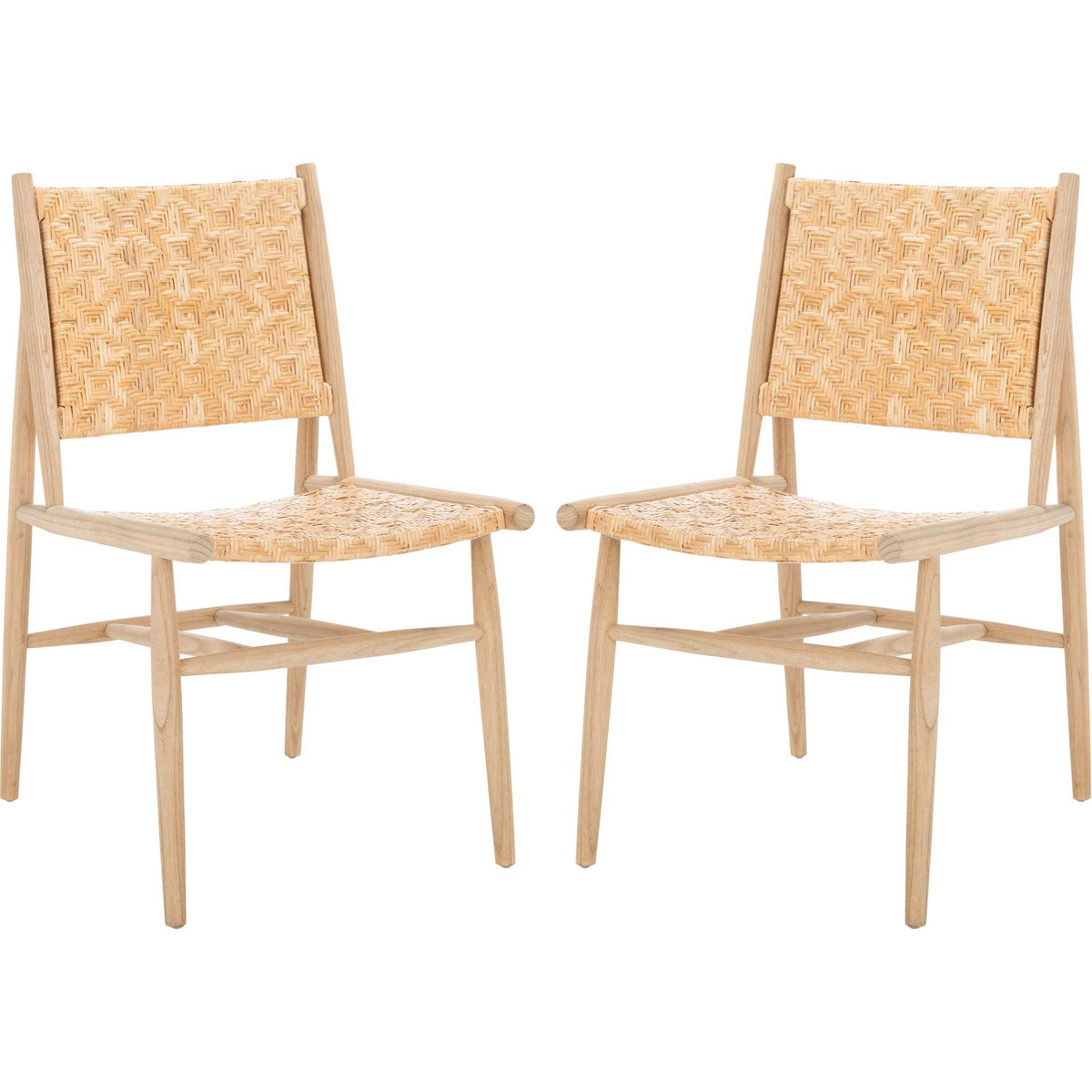 Addison Rattan Dining Chair Natural (Set of 2)