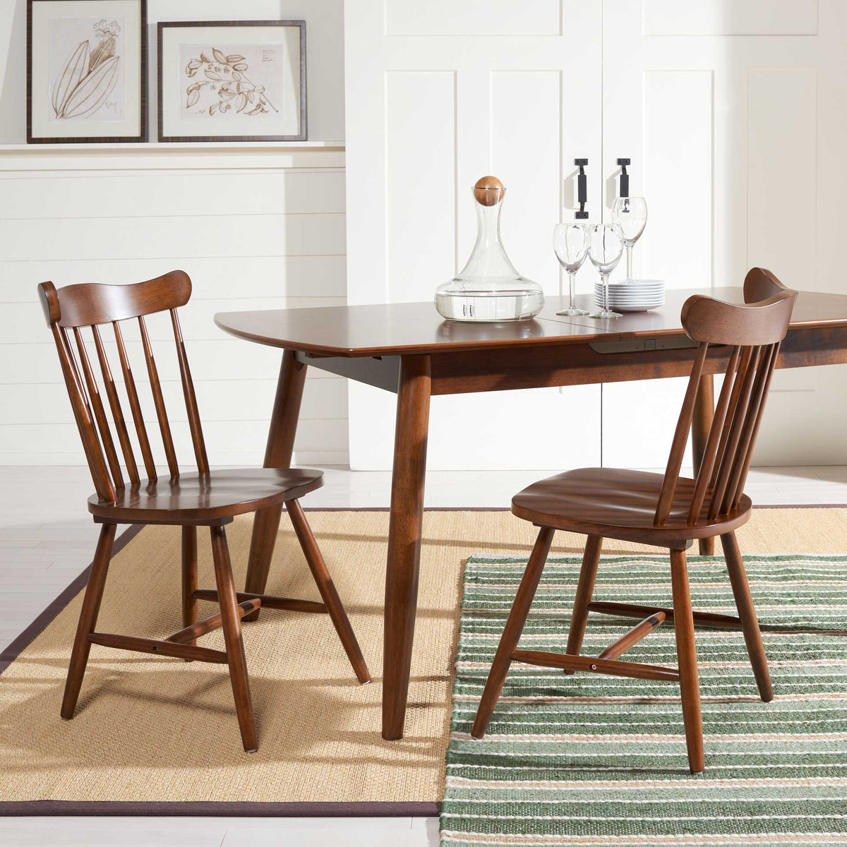 Reese Dining Chair Walnut (Set of 2)
