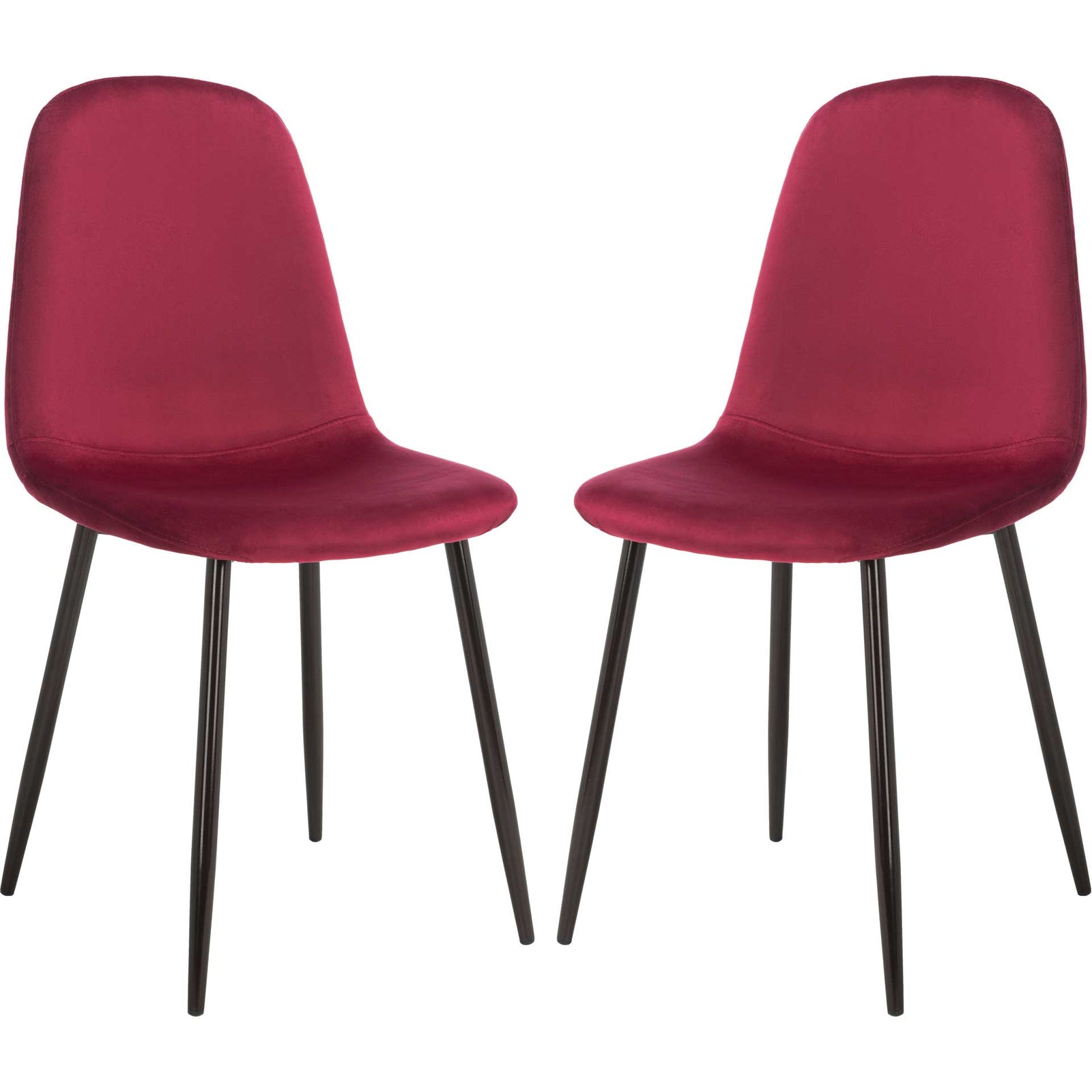 Blaize Dining Chair Magenta/Brown (Set of 2)
