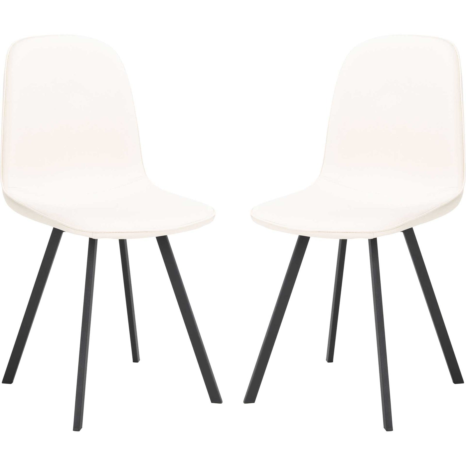 Eli Dining Chair Beige/Black (Set of 2)