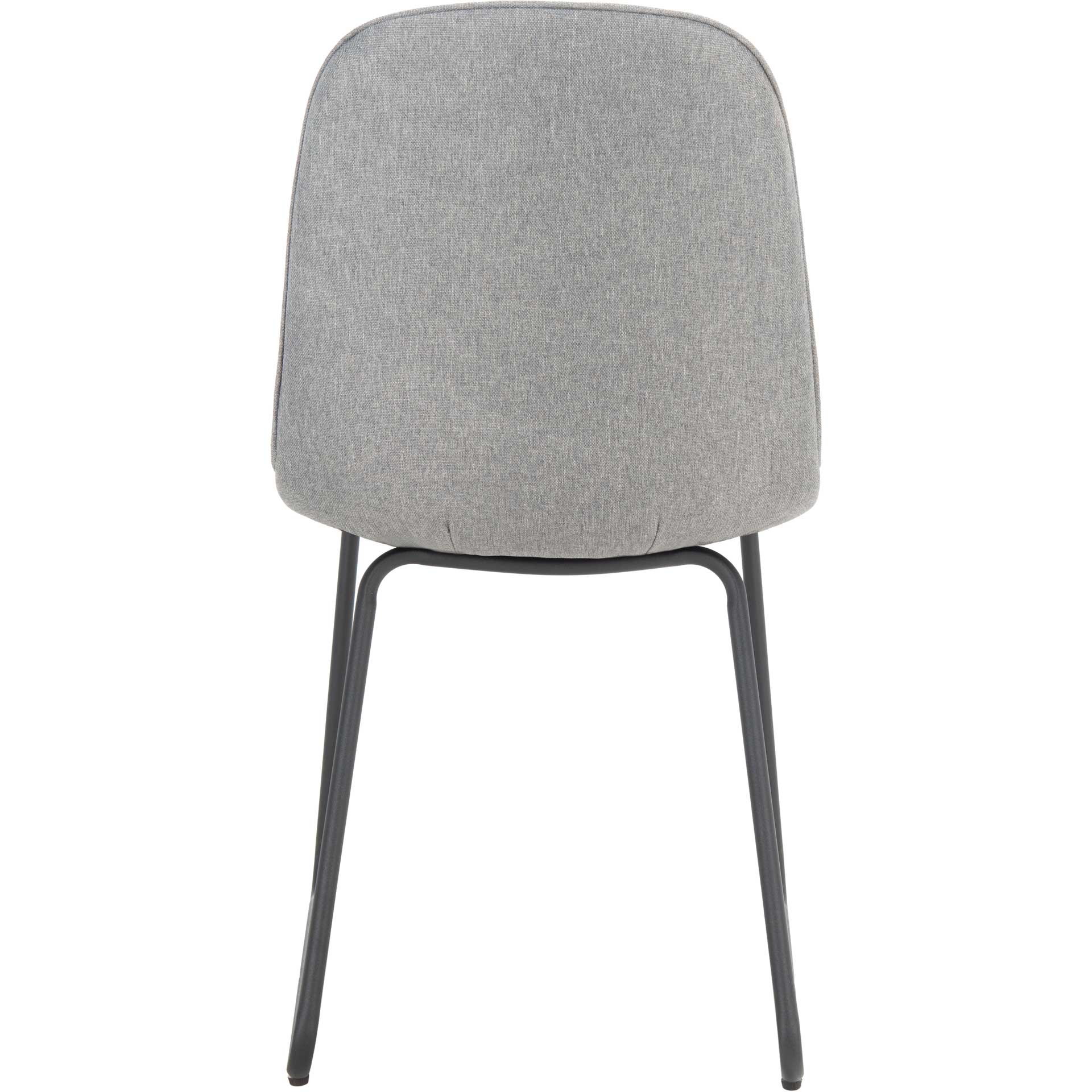 Mallory Dining Chair Gray/Black (Set of 2)