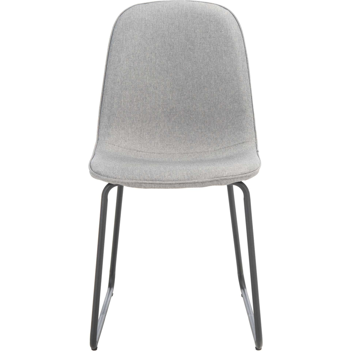 Mallory Dining Chair Gray/Black (Set of 2)