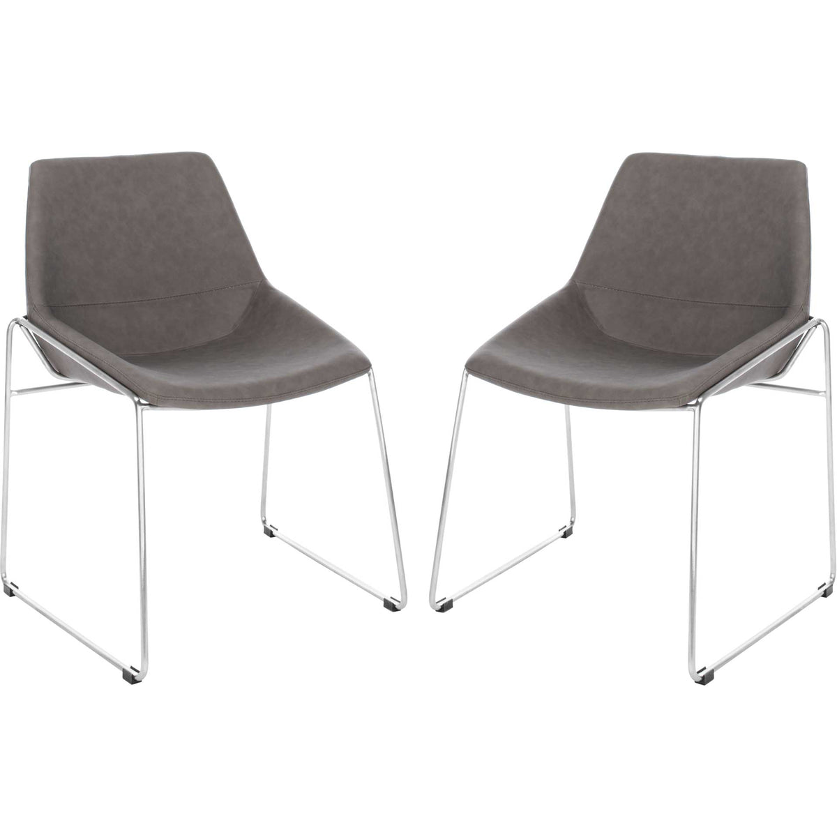 Alasdair Dining Chair Matte Ash Gray (Set of 2)