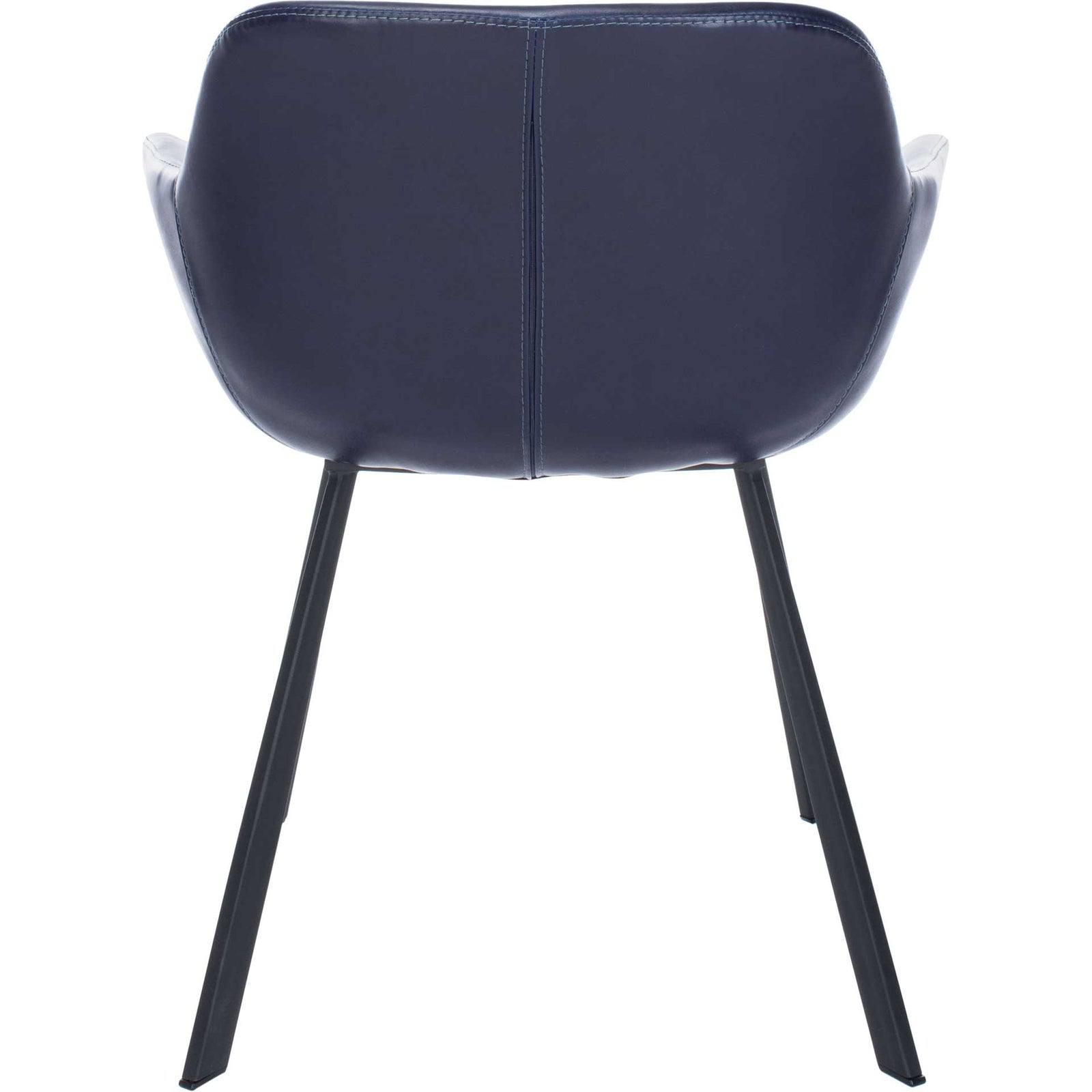 Ara Mid Century Dining Chair Midnight Blue/Black (Set of 2)