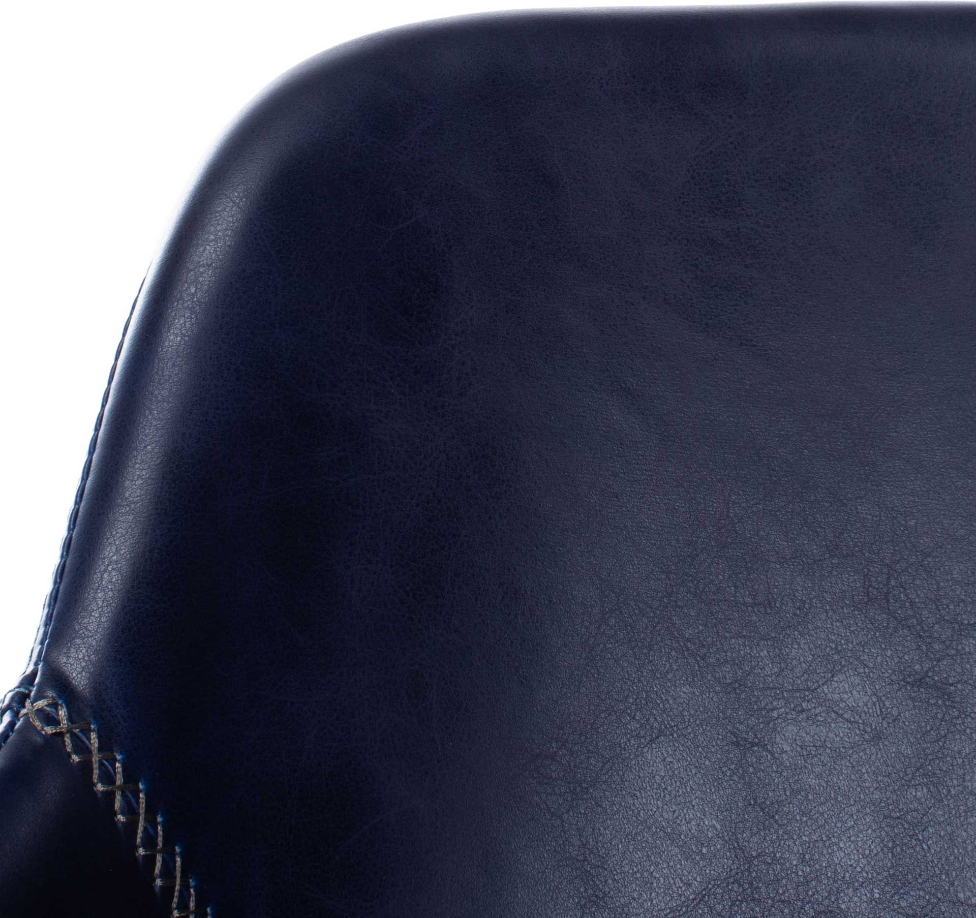 Ara Mid Century Dining Chair Midnight Blue/Black (Set of 2)