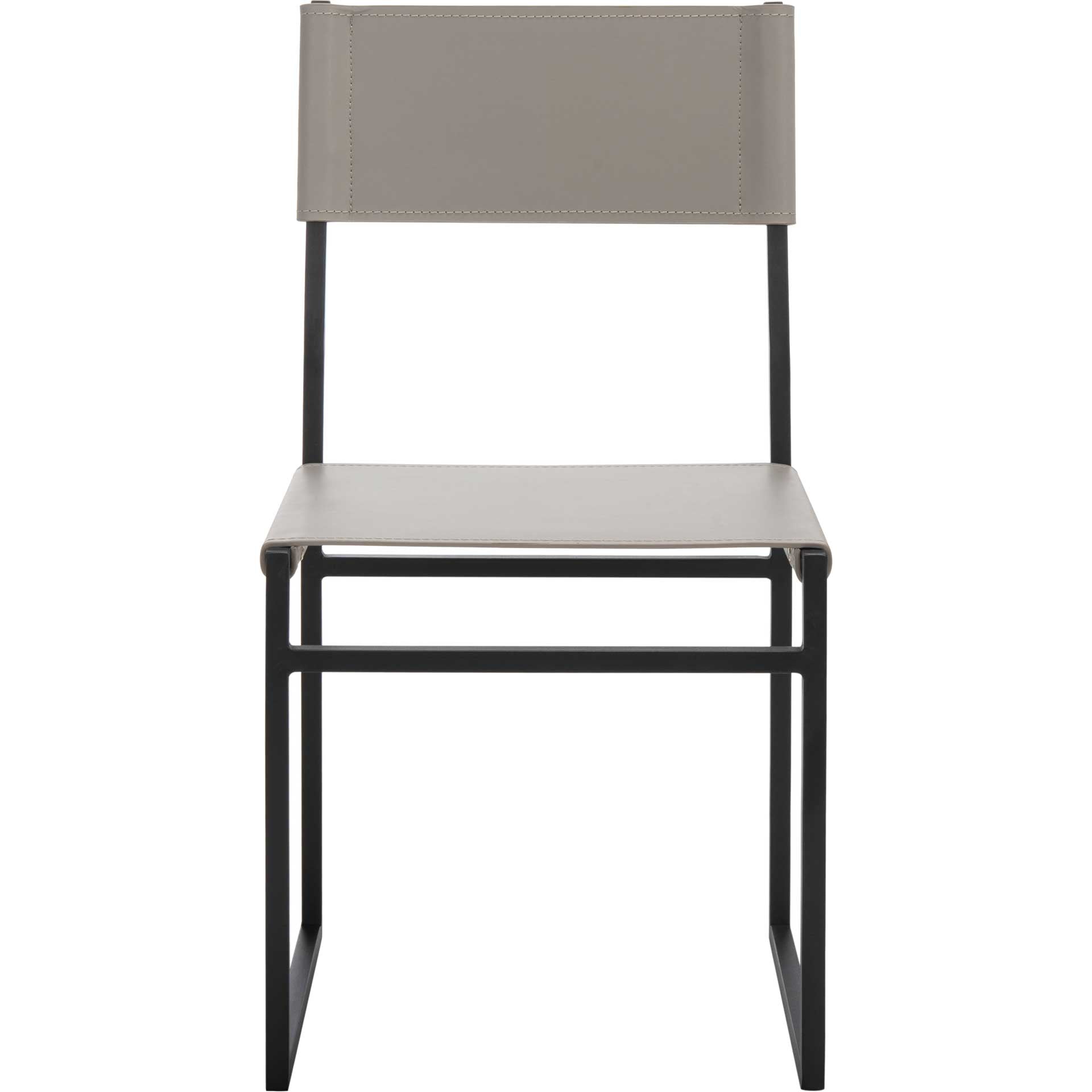 Landry Dining Chairs Light Gray/Black (Set of 2)