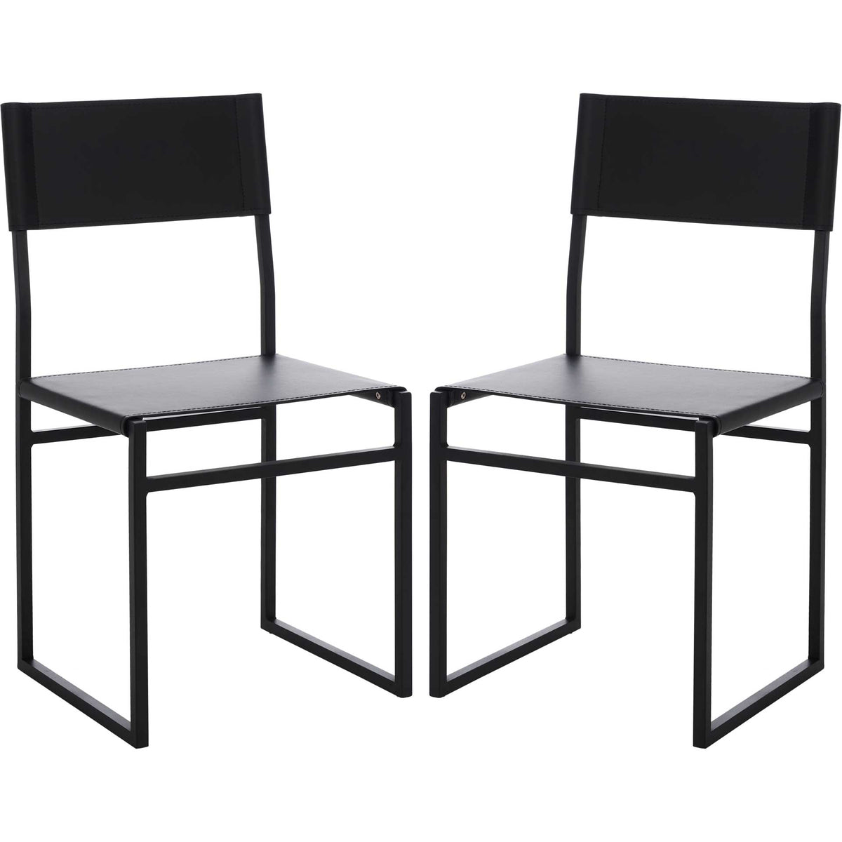 Landry Dining Chairs Black (Set of 2)