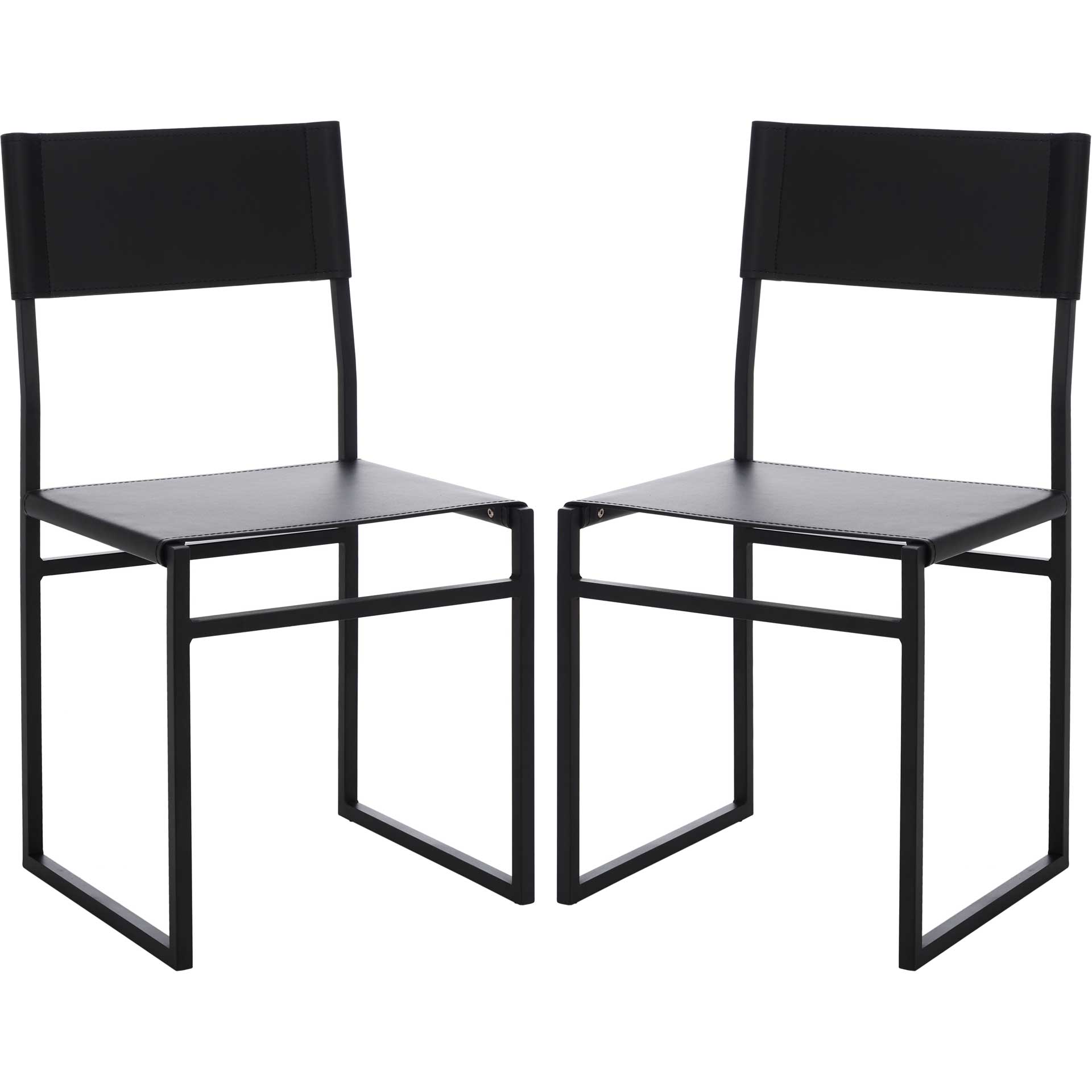 Landry Dining Chairs Black (Set of 2)