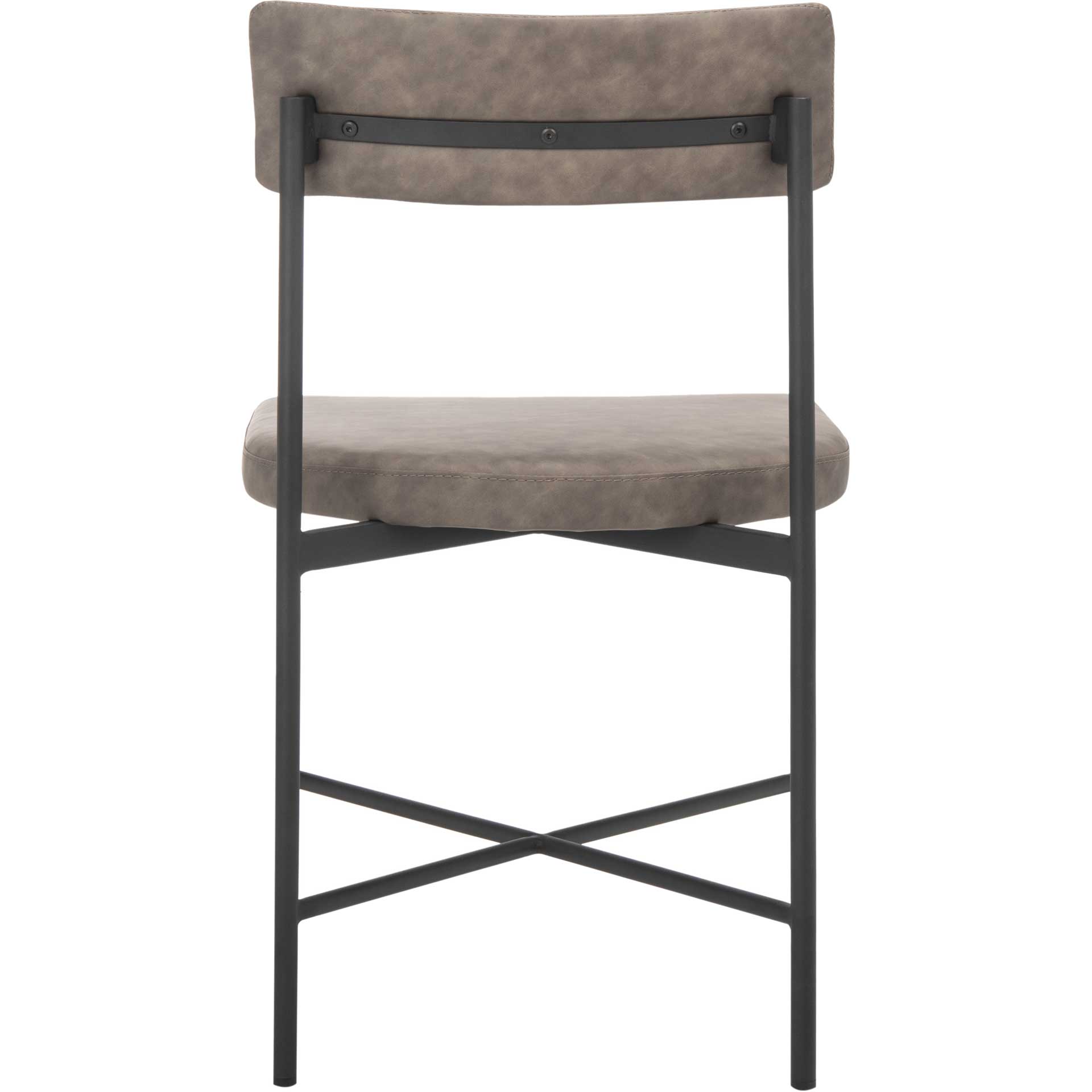Arden Dining Chairs Gray/Black (Set of 2)