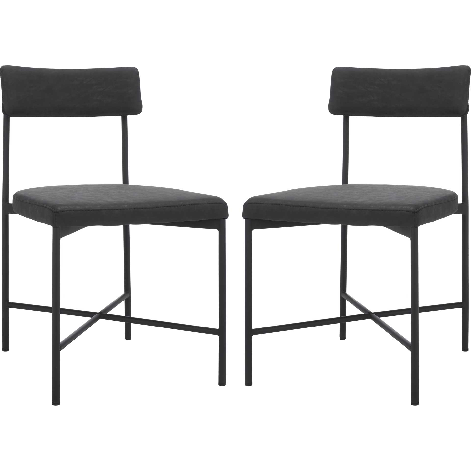 Arden Dining Chairs Black (Set of 2)