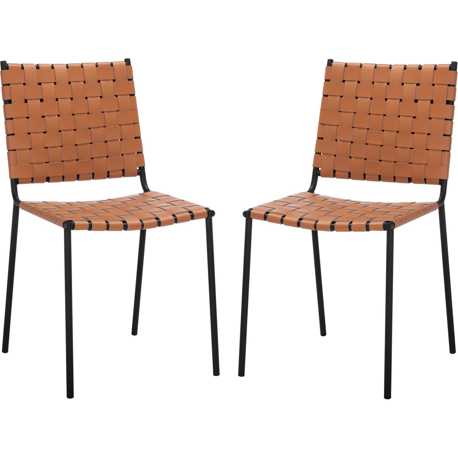 Westin Woven Dining Chair Natural/Black (Set of 2)