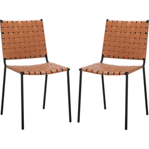 Westin Woven Dining Chair Natural/Black (Set of 2)