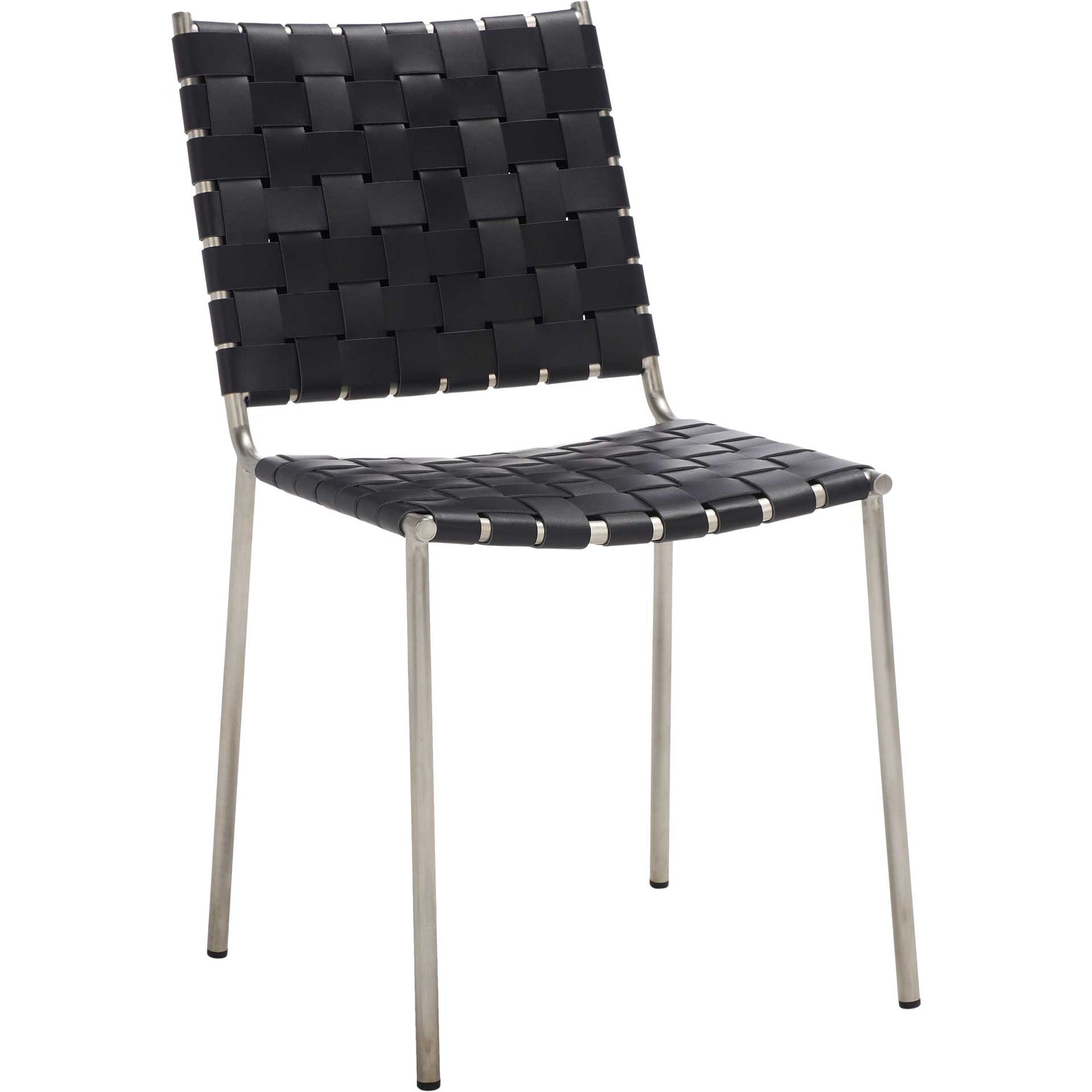 Westin Woven Dining Chair Black/Silver (Set of 2)