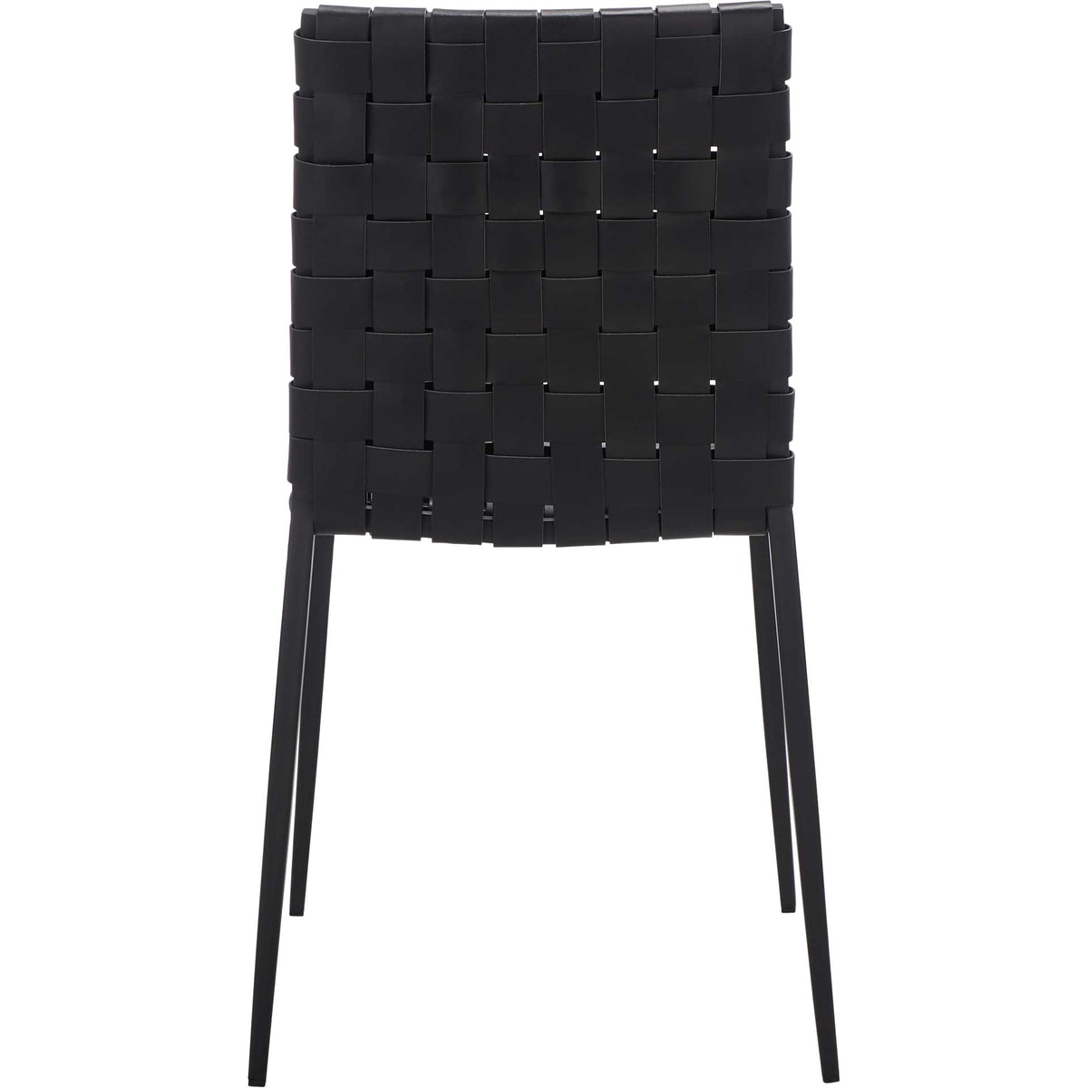 Ralen Woven Dining Chair Black/Black (Set of 2)