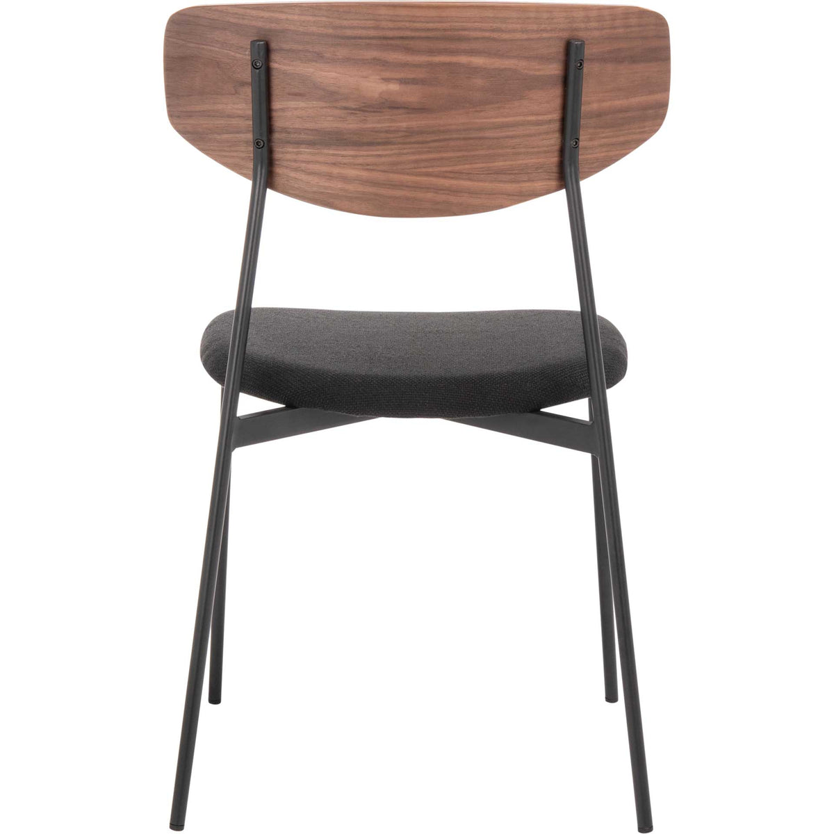 Ryne Dining Chair Walnut/Black (Set of 2)