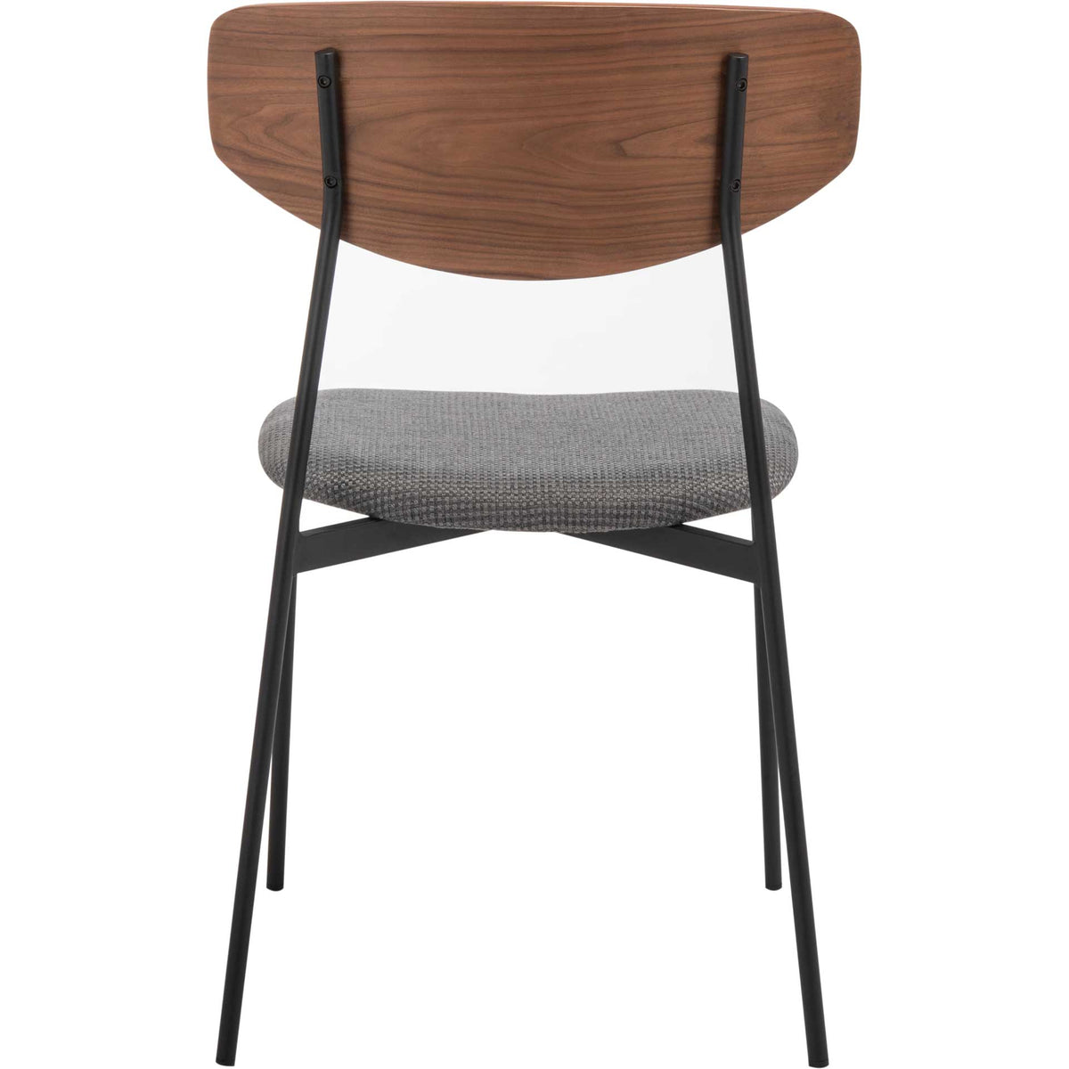 Ryne Dining Chair Walnut/Gray (Set of 2)
