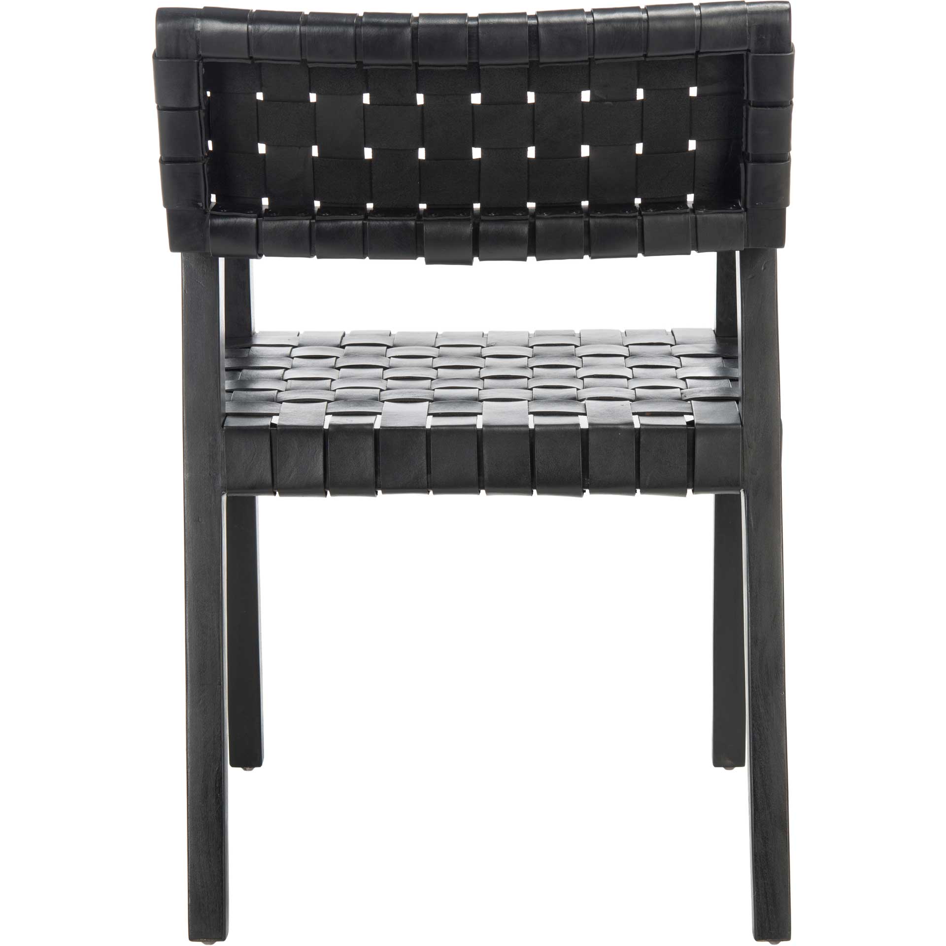 Cila Leather Dining Chair Black