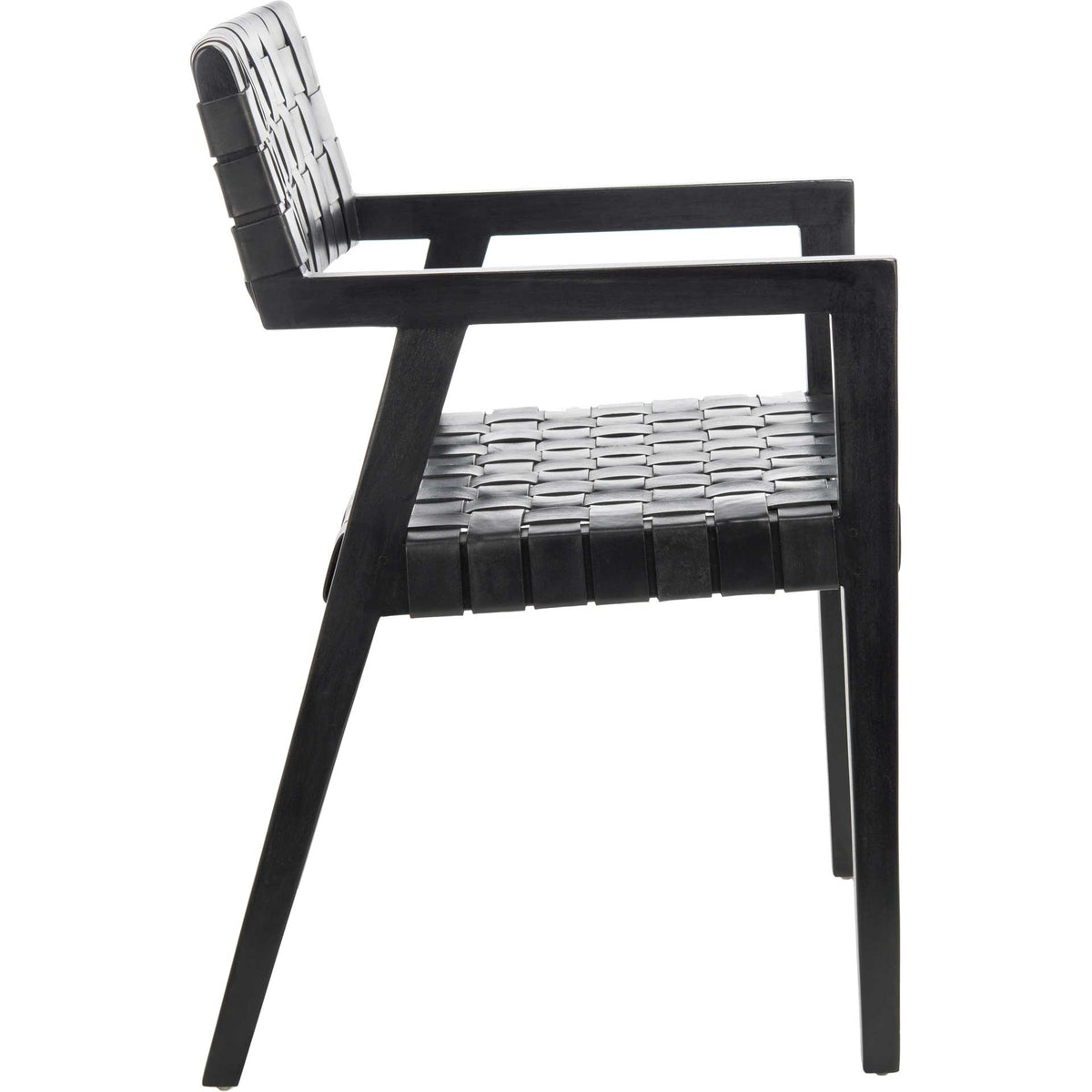 Cila Leather Dining Chair Black