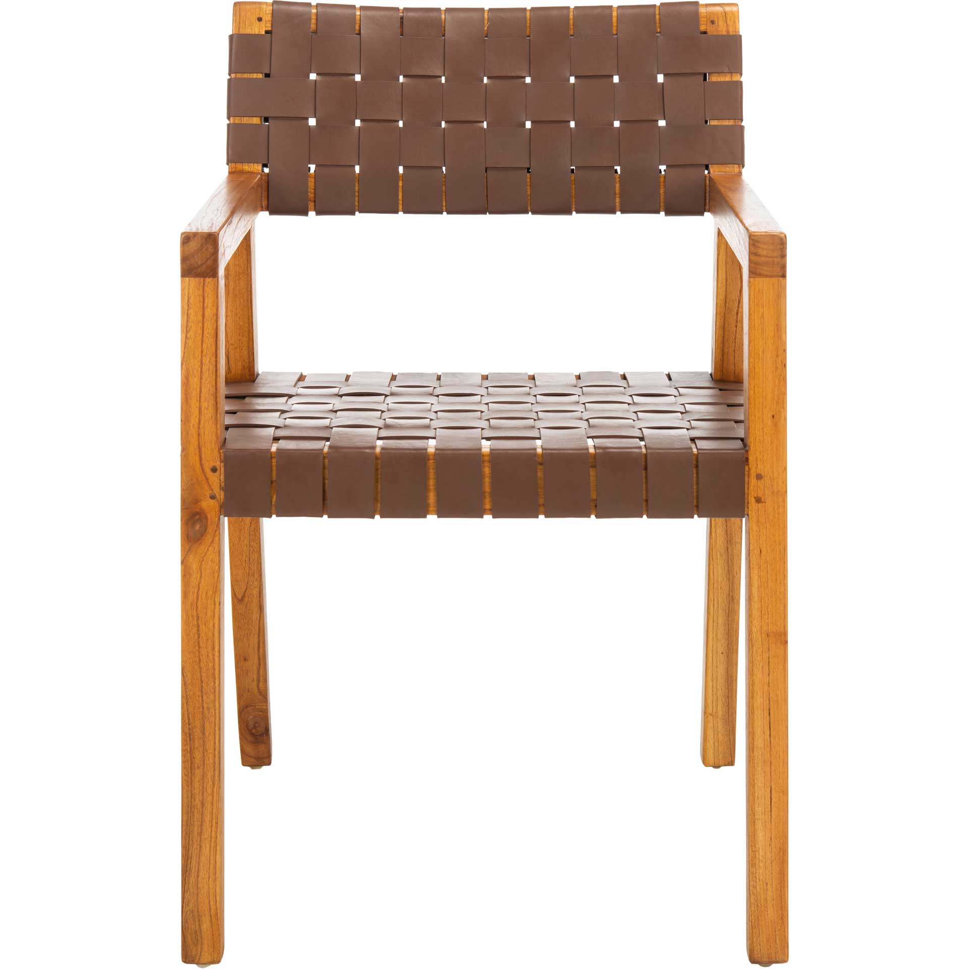 Cila Leather Dining Chair Cognac/Natural