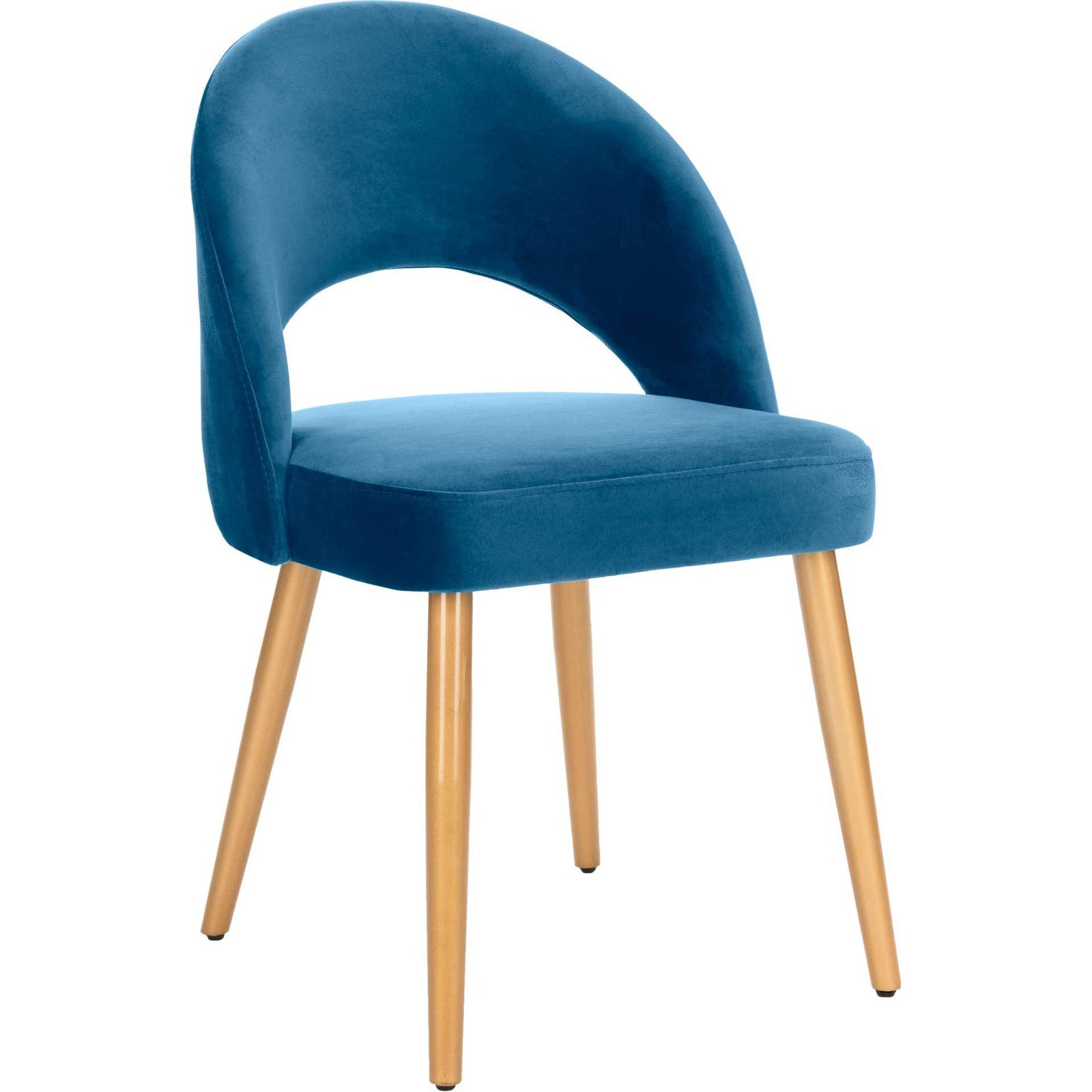 Gia Retro Dining Chair Navy/Gold (Set of 2)