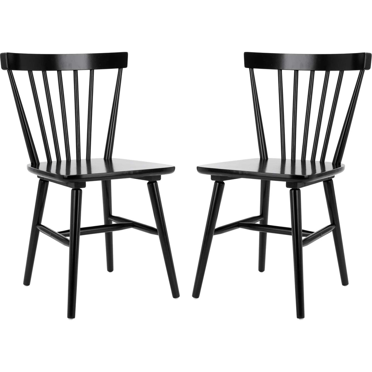 Wilder Spindle Back Dining Chair Black (Set of 2)