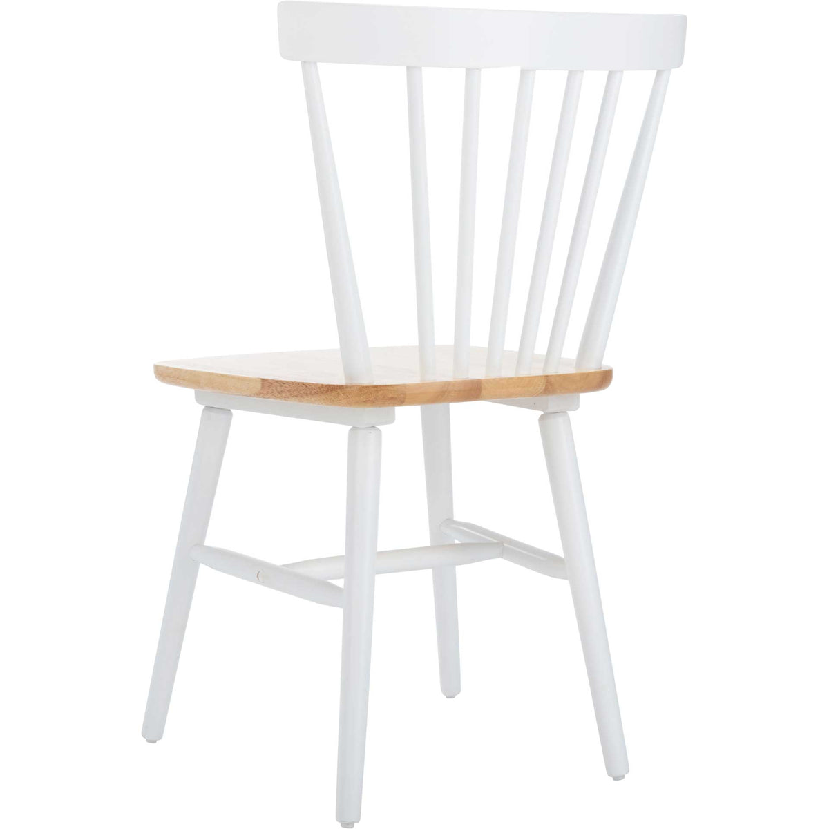 Wilder Spindle Back Dining Chair White/Natural (Set of 2)