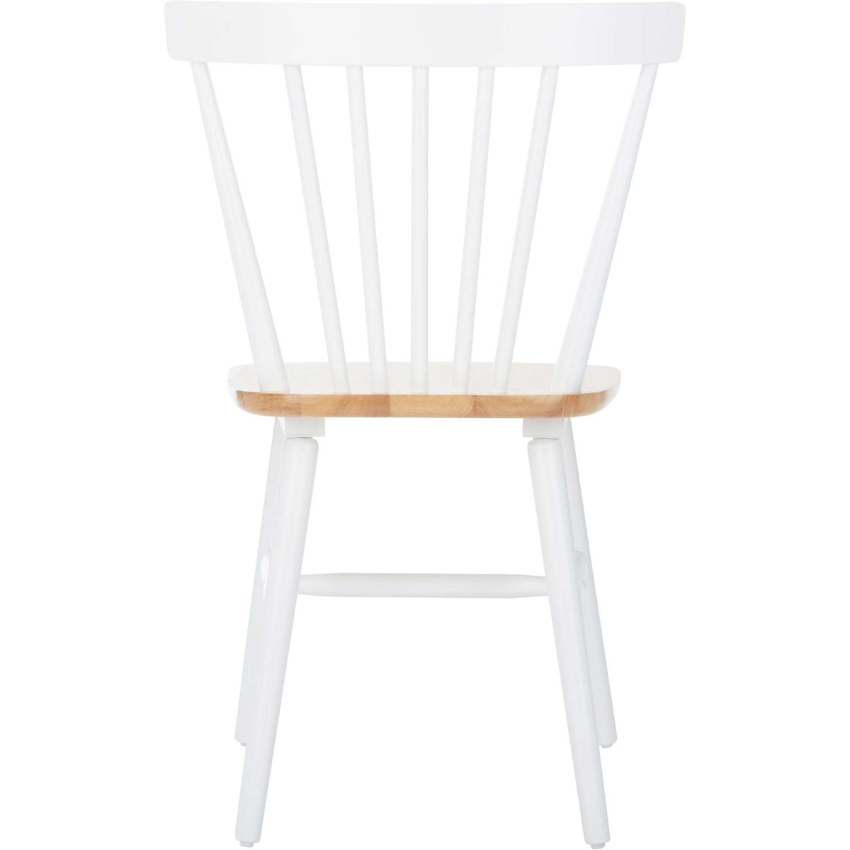 Wilder Spindle Back Dining Chair White/Natural (Set of 2)
