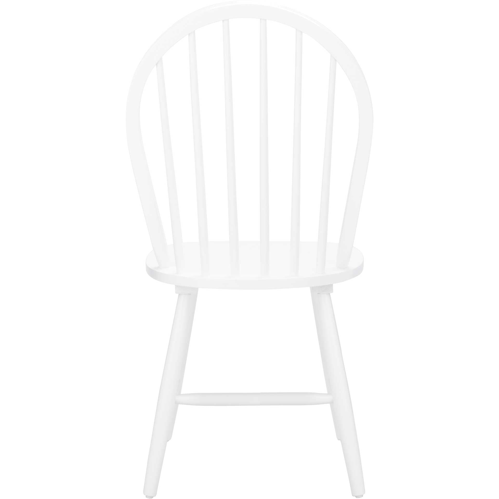 Calista Spindle Back Chair White (Set of 2)
