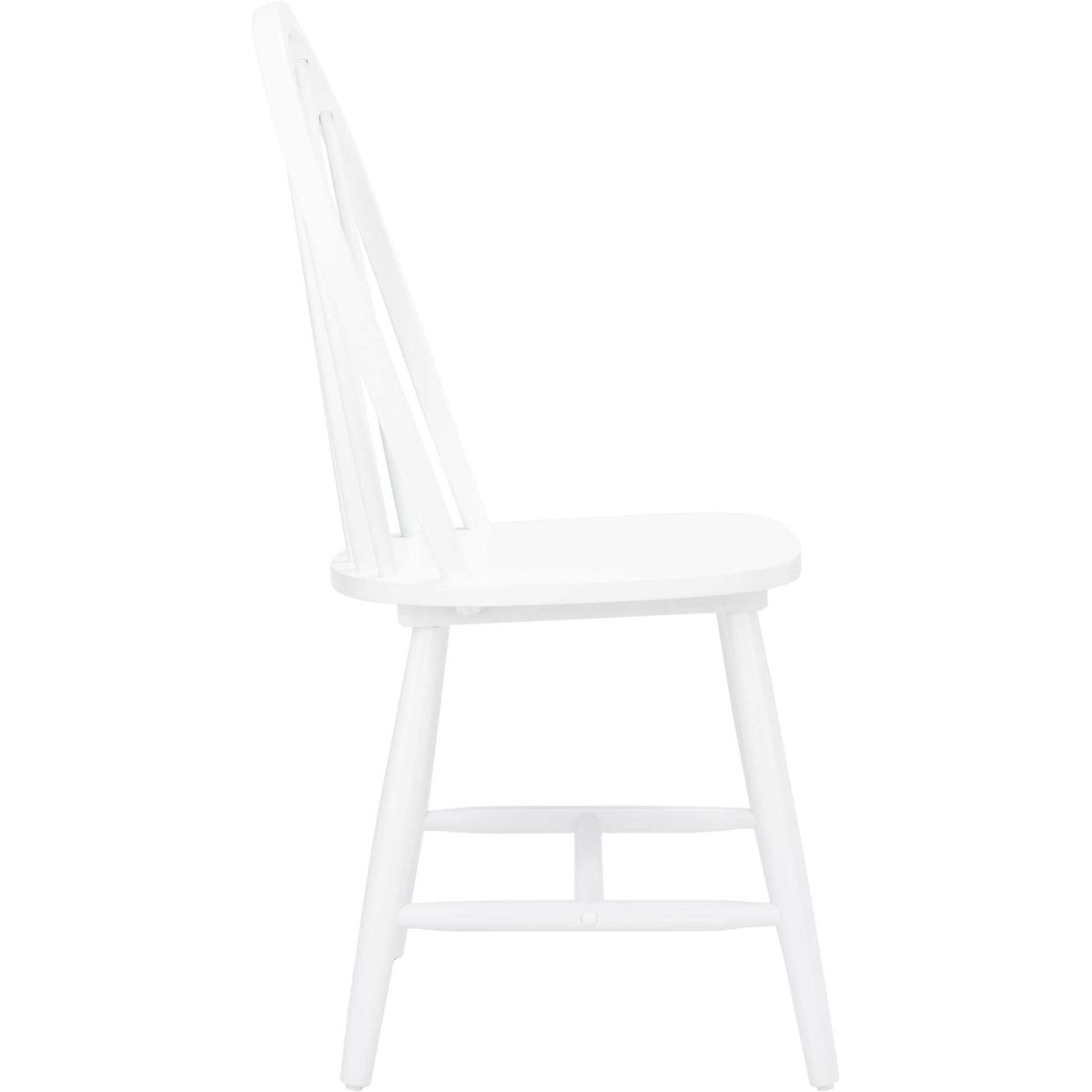 Calista Spindle Back Chair White (Set of 2)