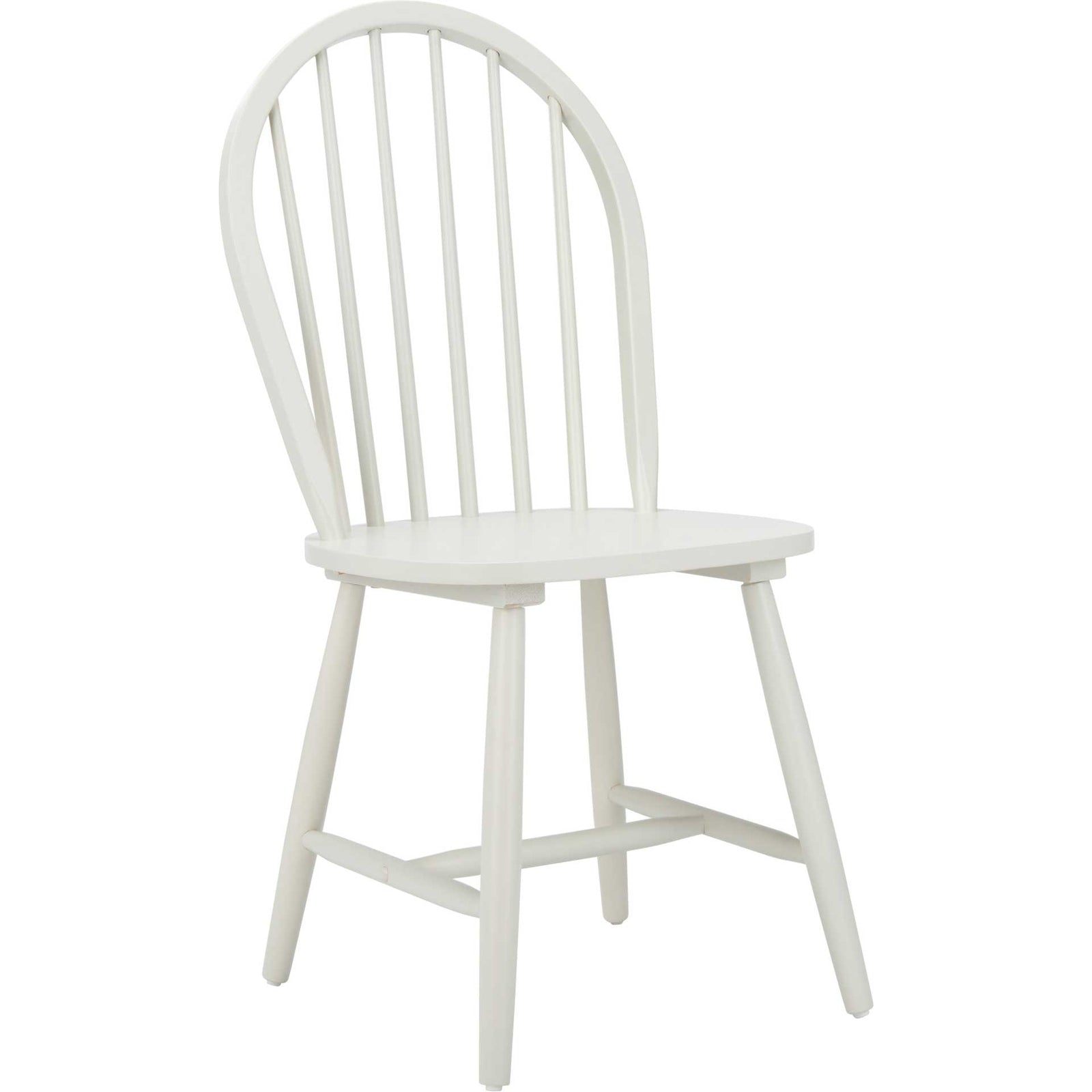 Calista Spindle Back Chair Off White (Set of 2)