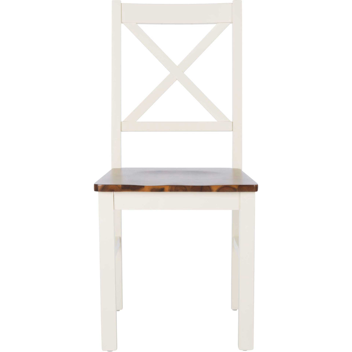 Akito Dining Chair White/Natural (Set of 2)