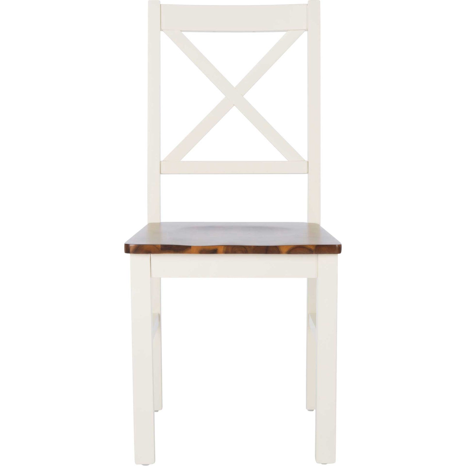 Akito Dining Chair White/Natural (Set of 2)
