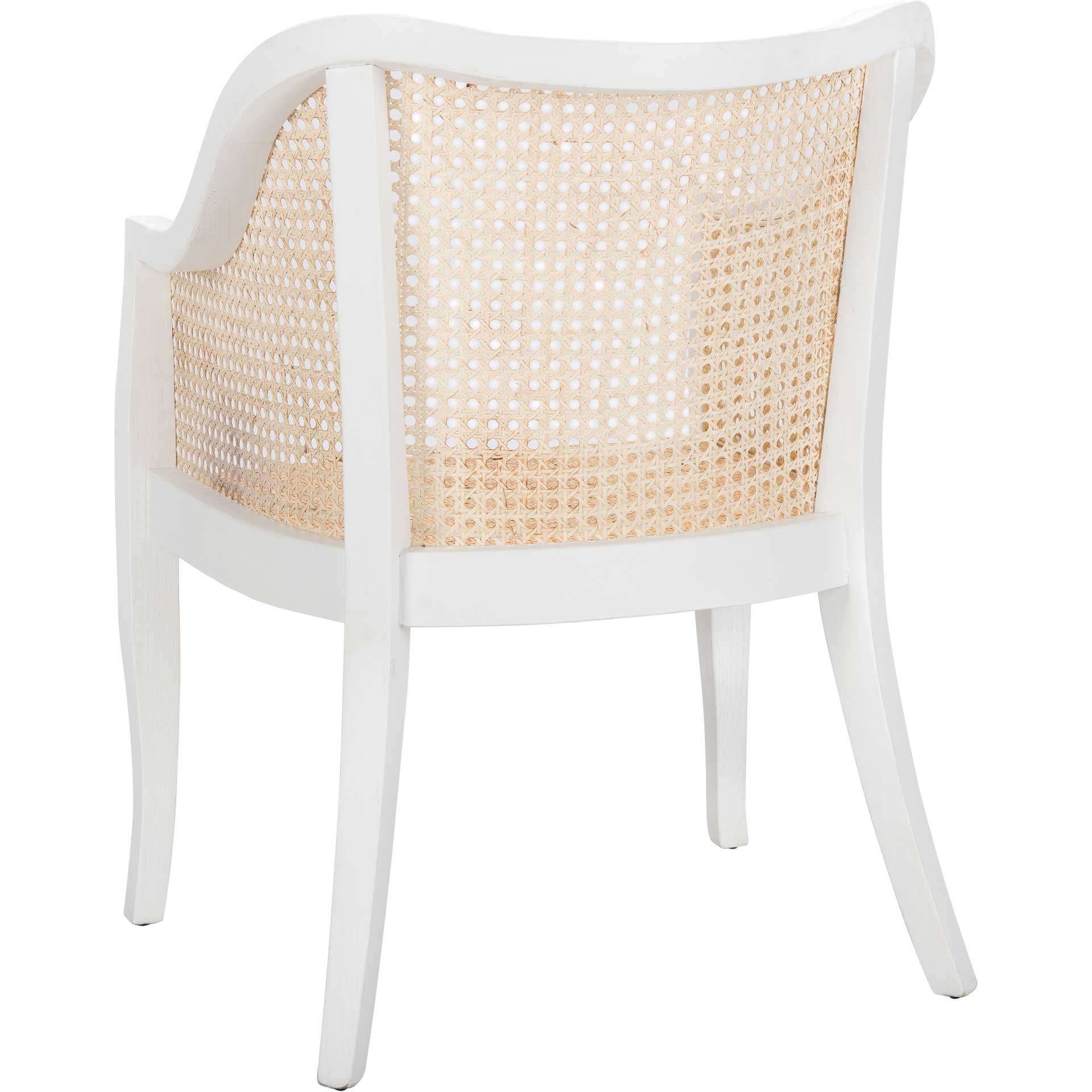 Maddox Dining Chair White/Natural