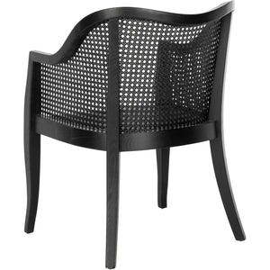 Maddox Cane Dining Chair Black