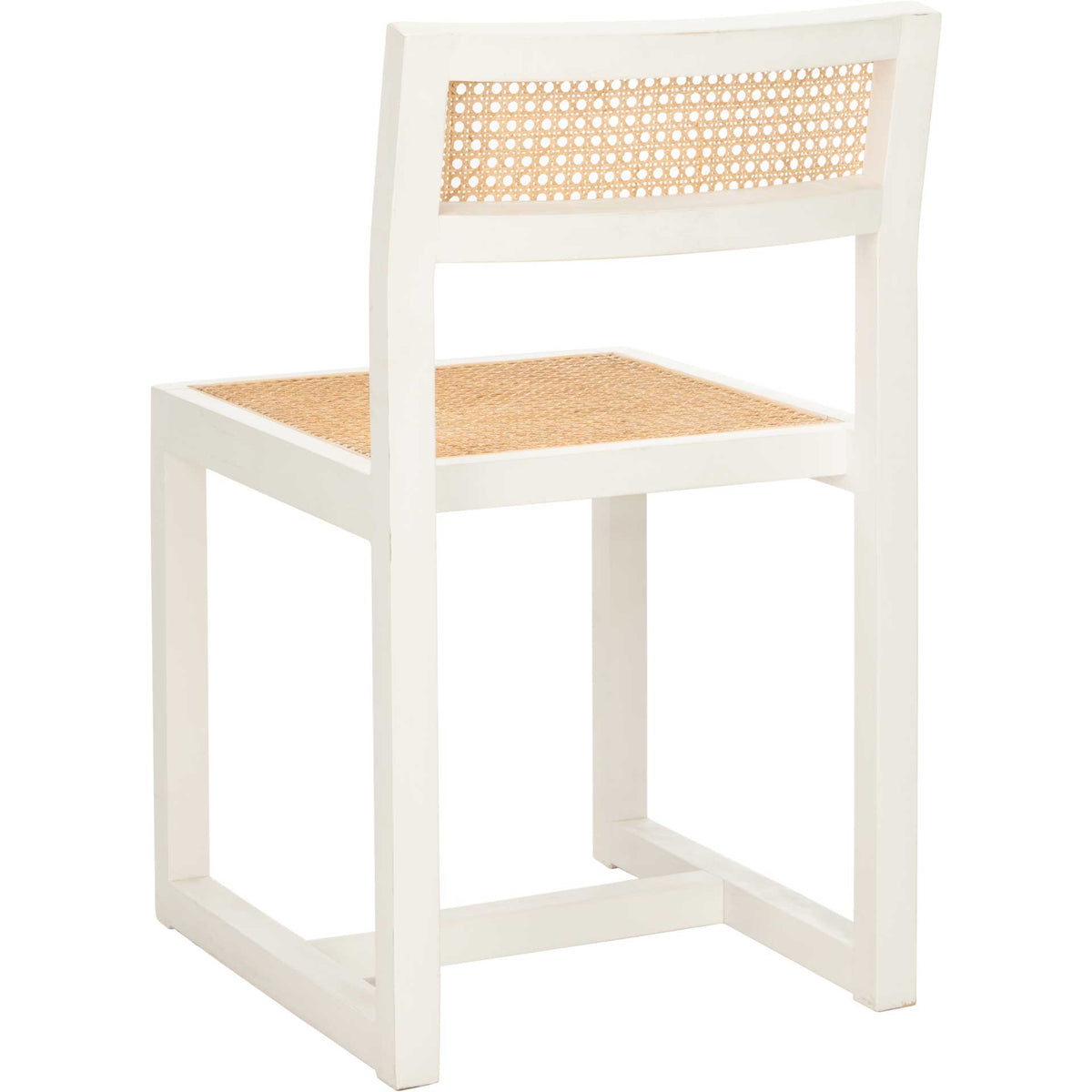 Bellini Cane Dining Chair White/Natural