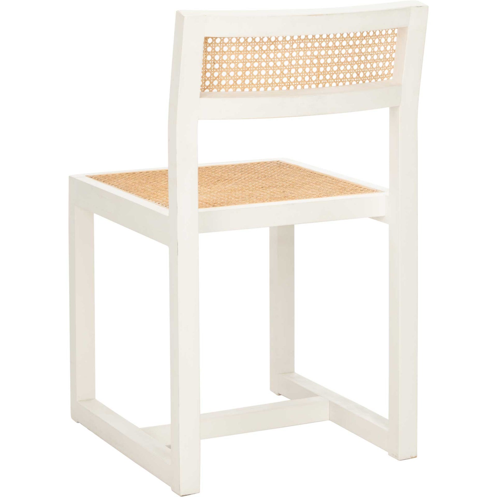 Bellini Cane Dining Chair White/Natural