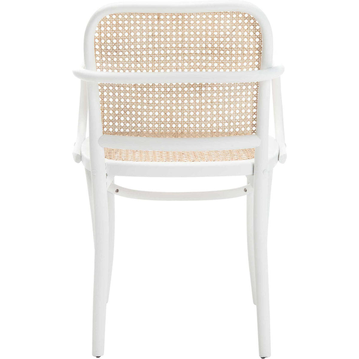 Keanu Cane Dining Chair White/Natural