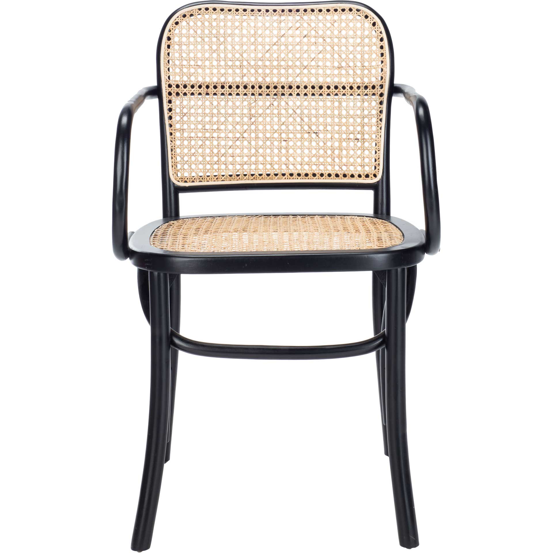 Keanu Cane Dining Chair Black/Natural